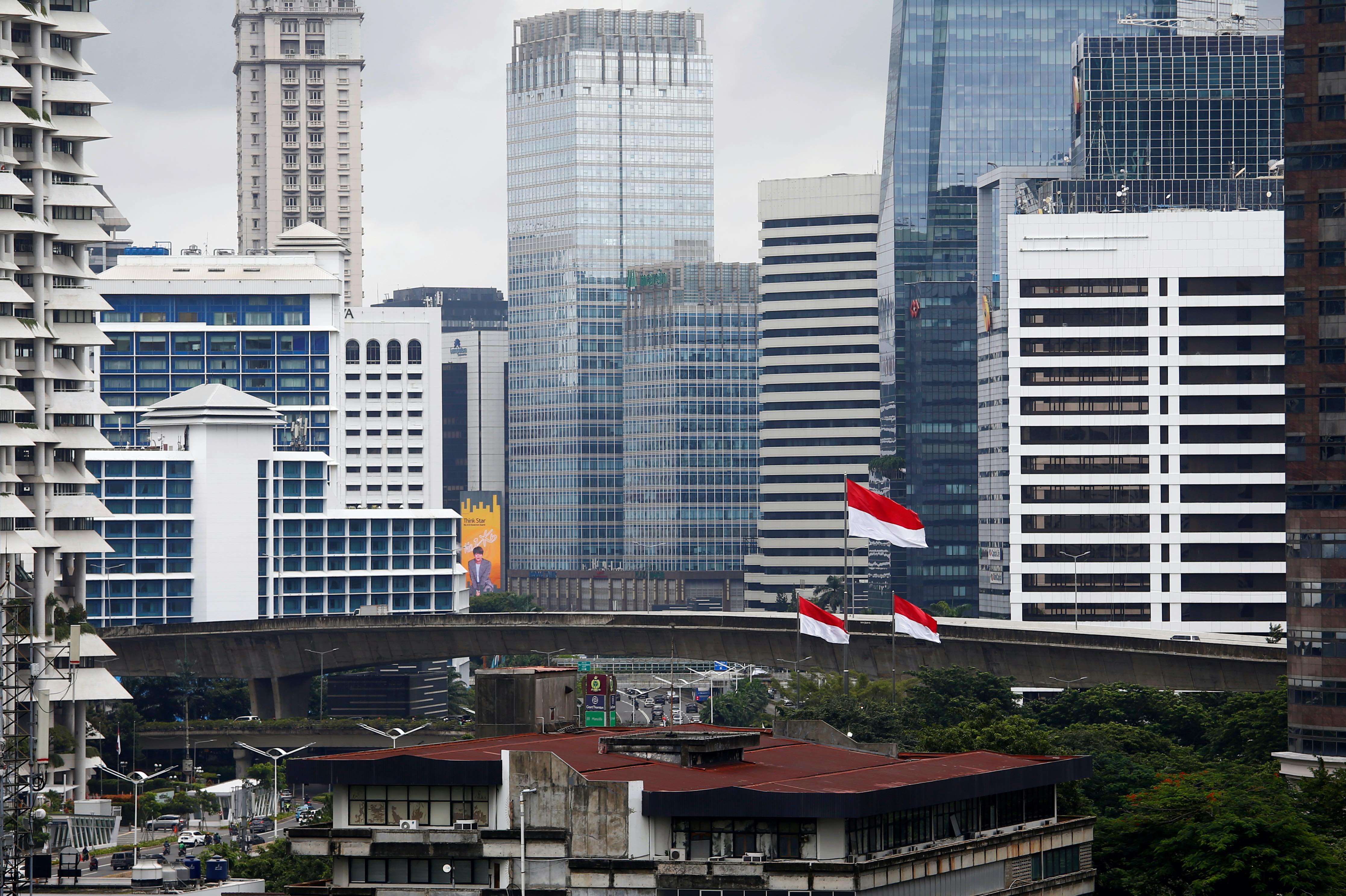 A view of Jakarta, Indonesia.