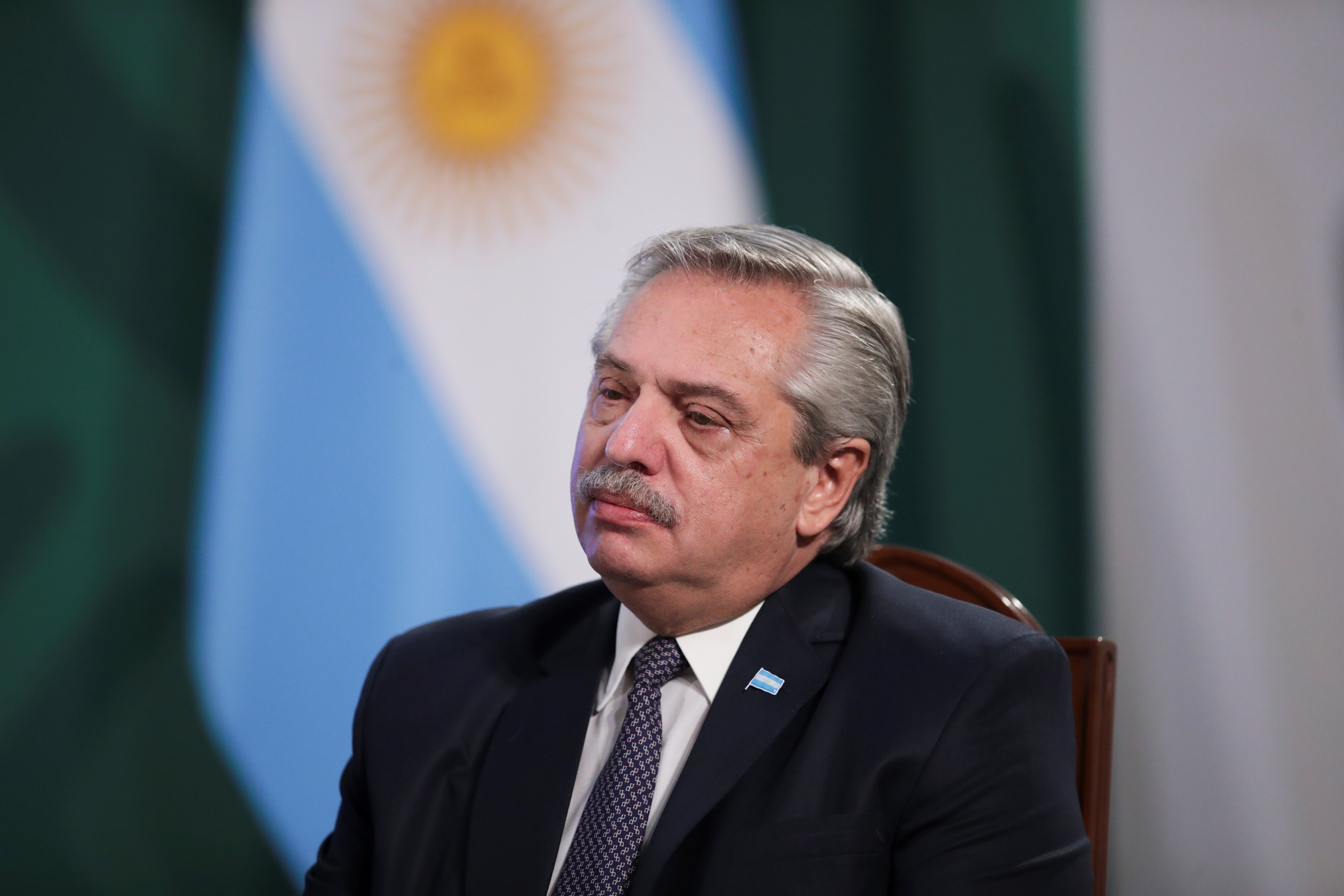 Argentina's President Alberto Fernandez