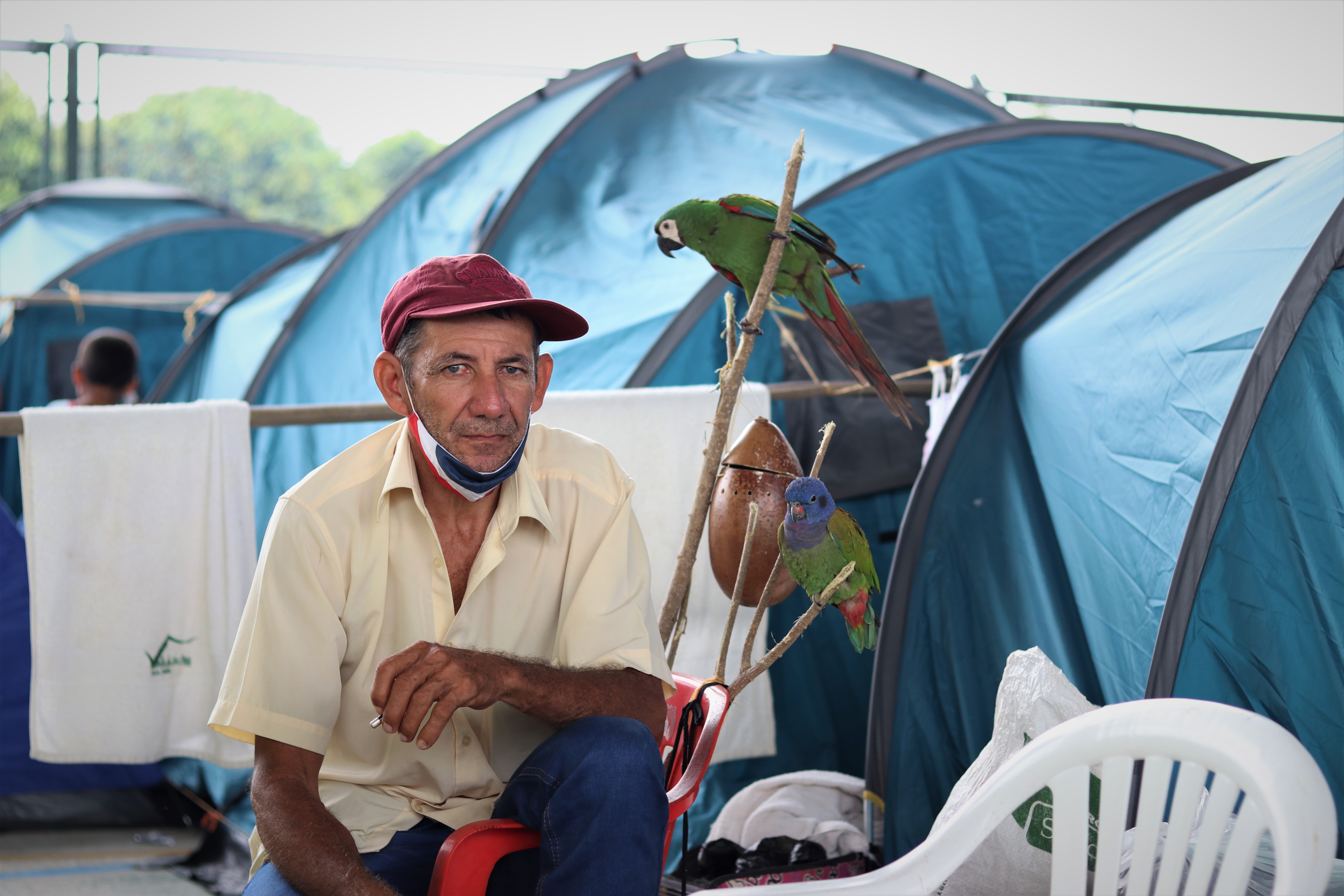 55-year-old cacao and plantain farmer Nepo Ascensia said he is worried he will not be able to return home soon