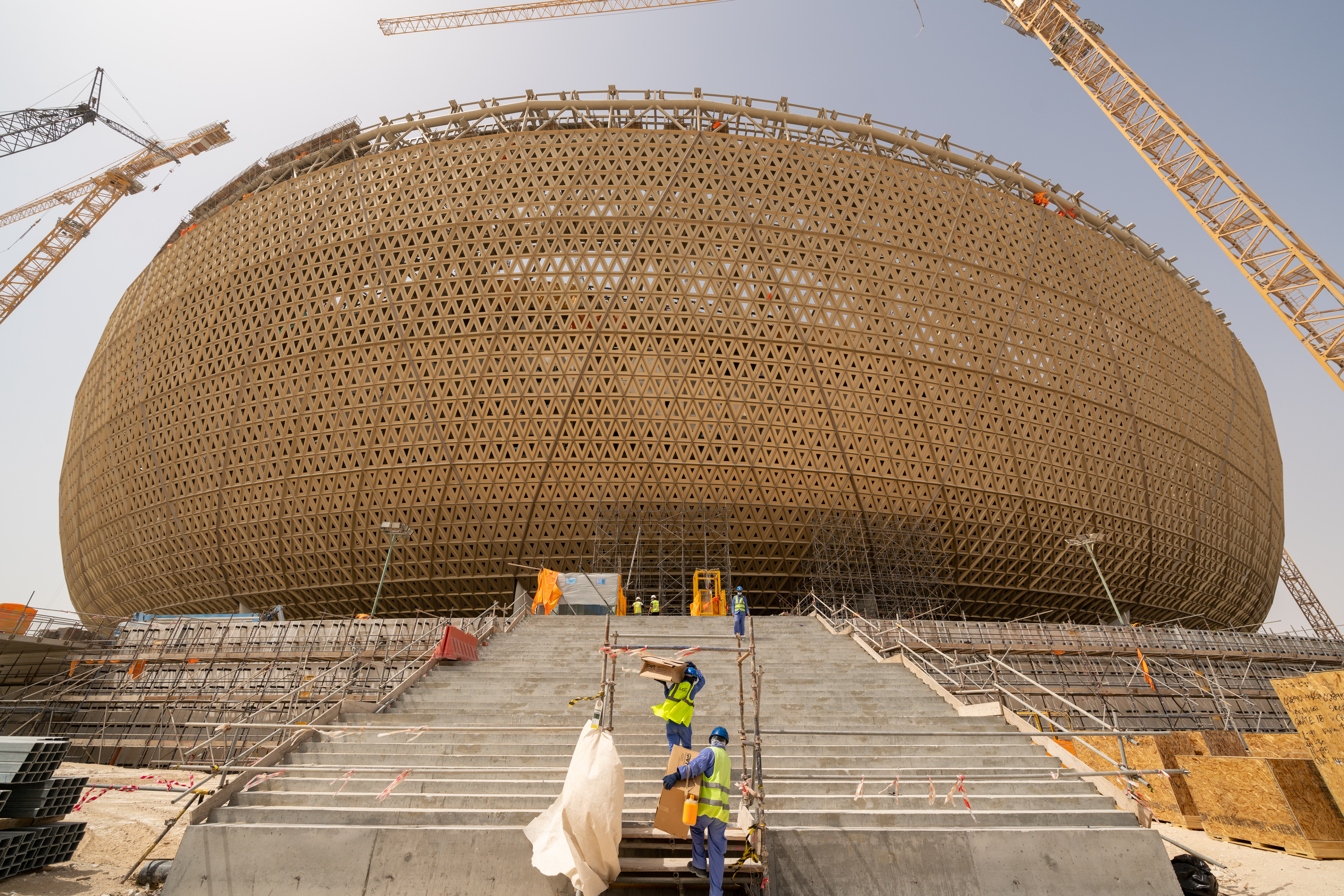 Lusail Stadium, where the final of Qatar 2022 will be played, will be the last venue to be inaugurated next year