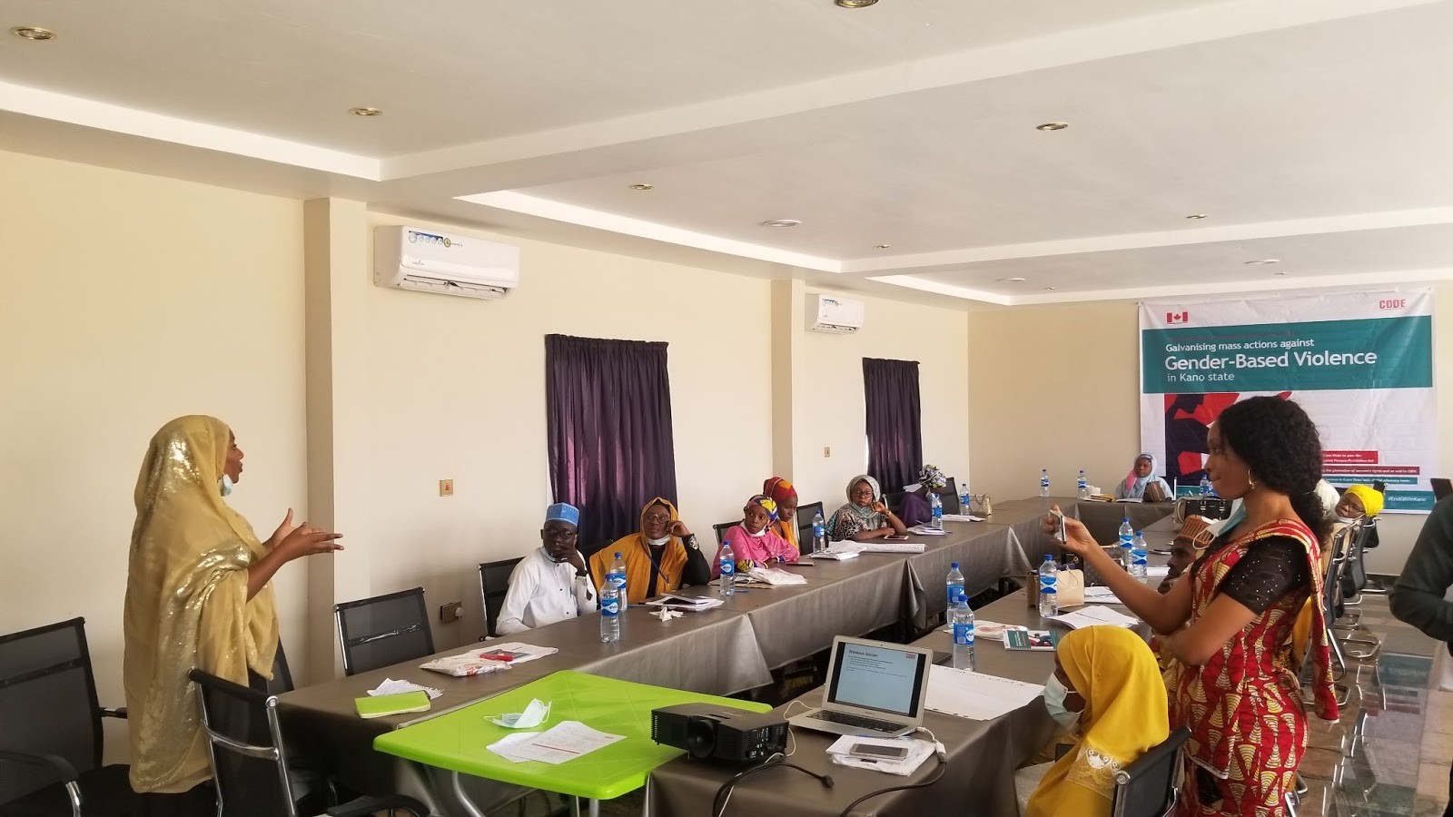 Thirty women took part in the Connected Development (CODE) workshop