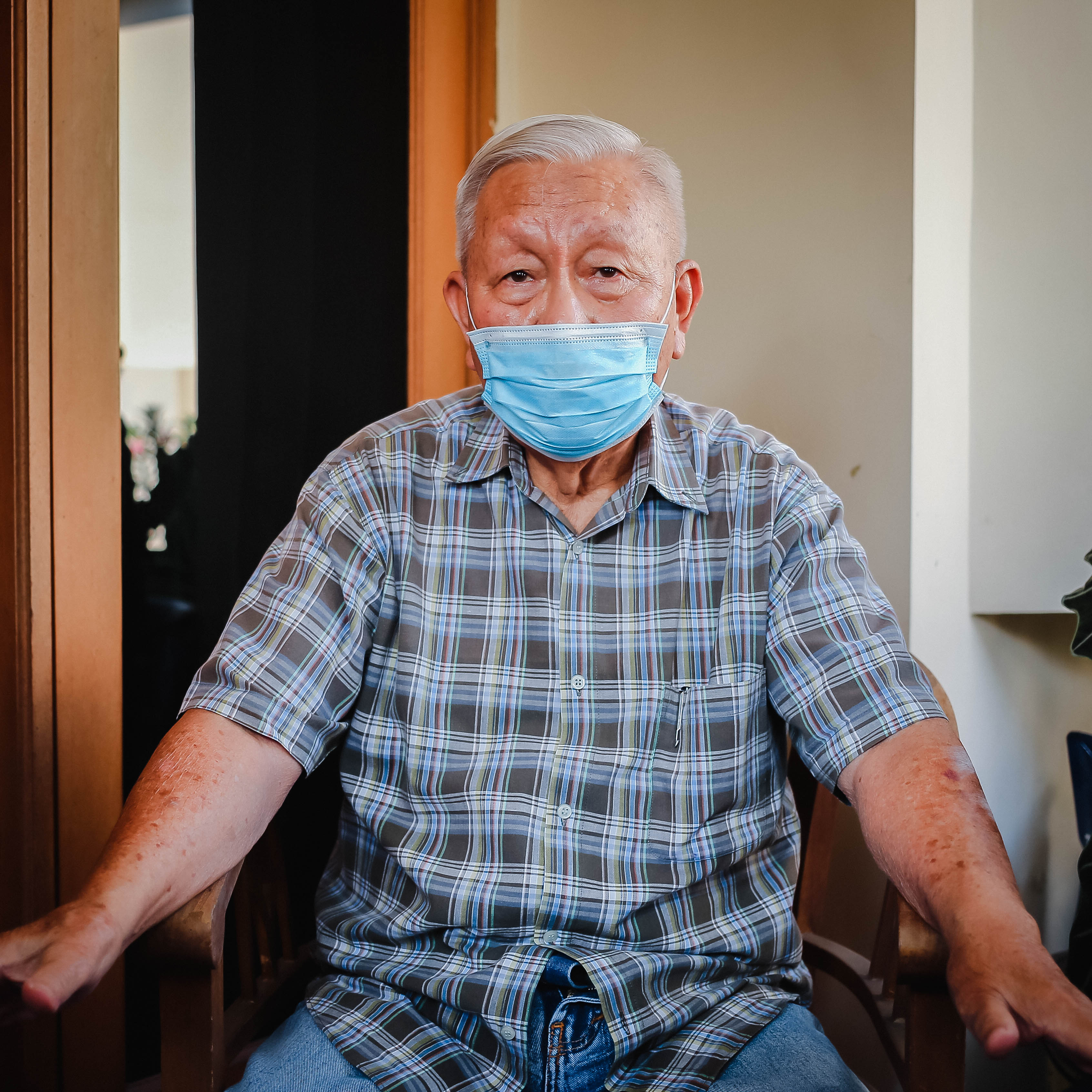 Frans Wuwung, 70, former chief engineman of the KRI Nanggala-402, worked on the submarine from 1981 to 1985