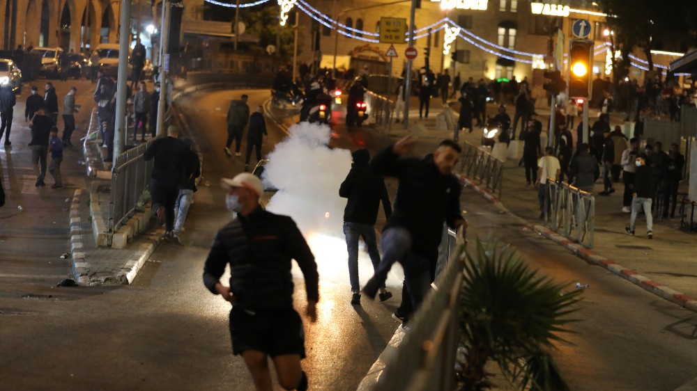The police said in a statement that 50 arrests were made, but did not specify whether those arrested were Palestinians or Israelis and did not refer to any specific instances of violence
