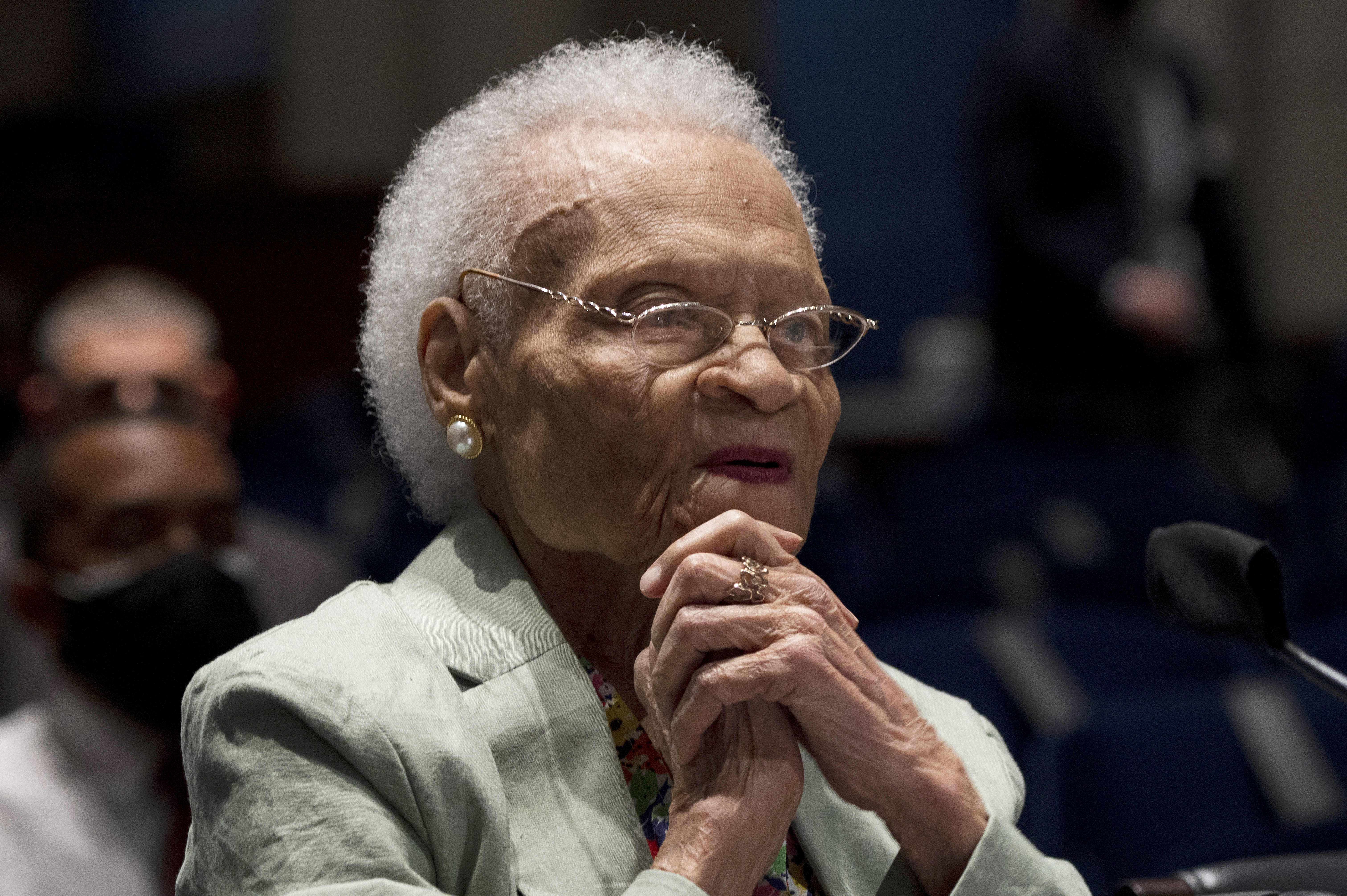 Viola Fletcher testified before the Civil Rights and Civil Liberties Subcommittee on May 19
