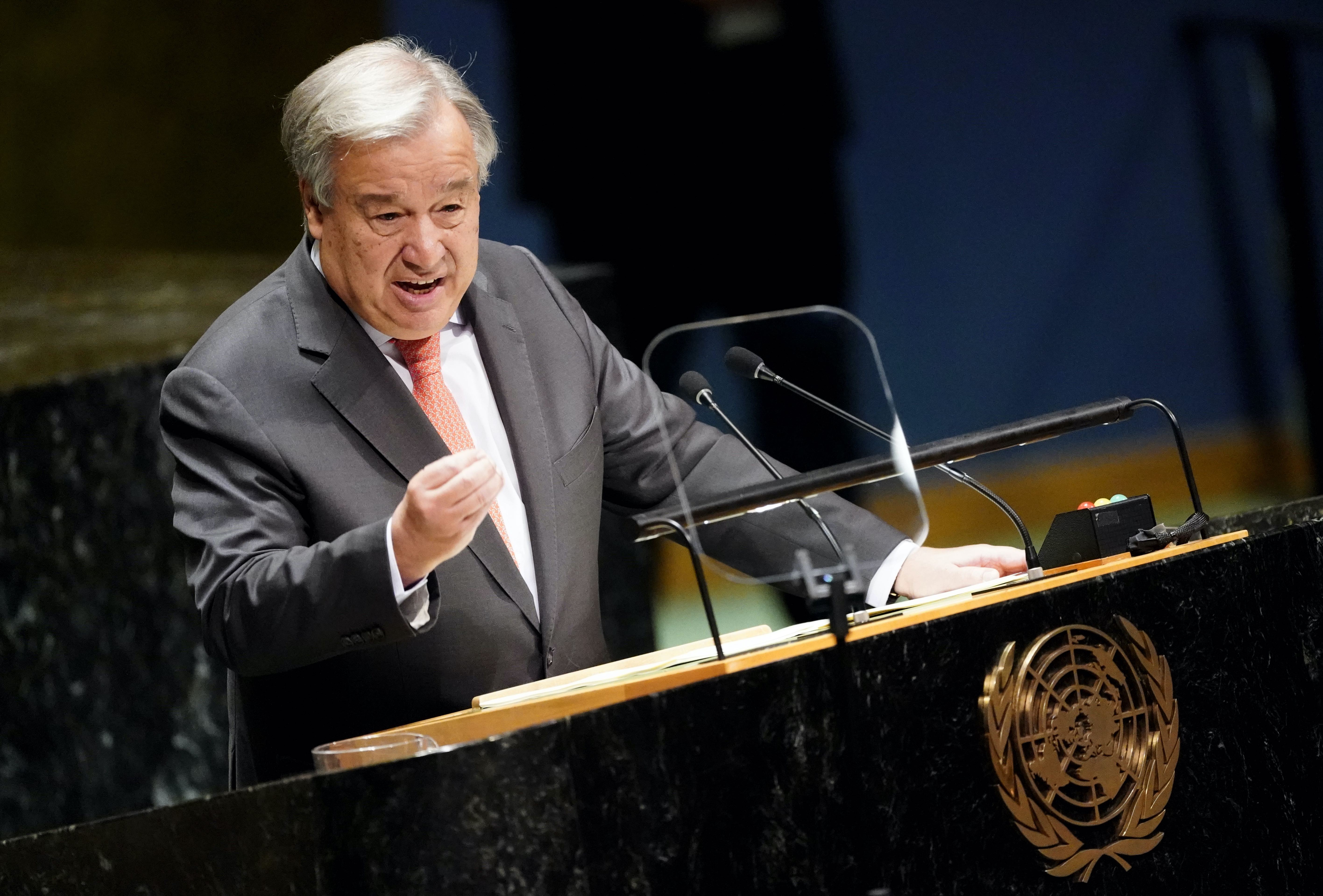 United Nations Secretary-General Antonio Guterres