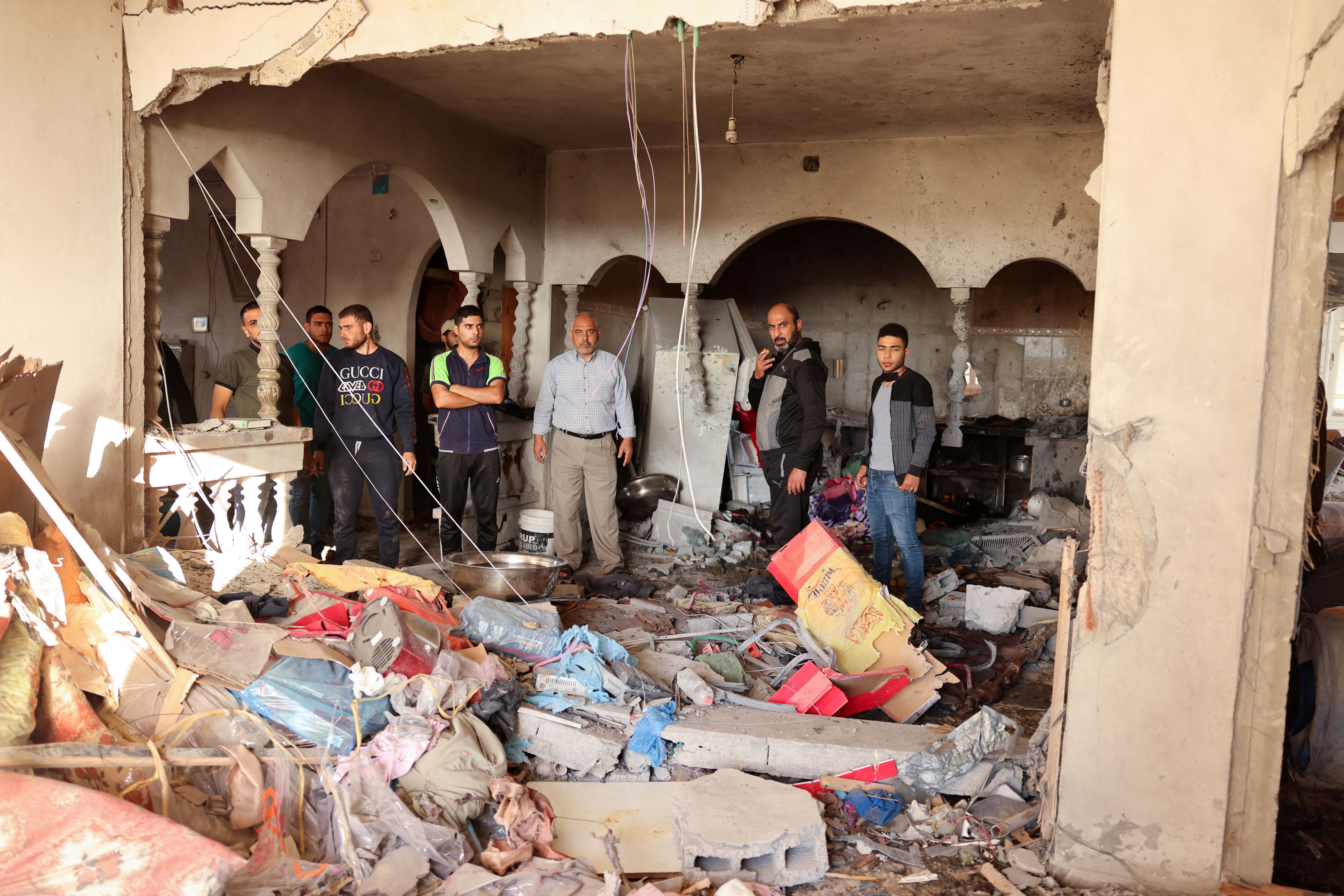 More than 1,335 housing units have been completely or severely demolished in the Gaza Strip