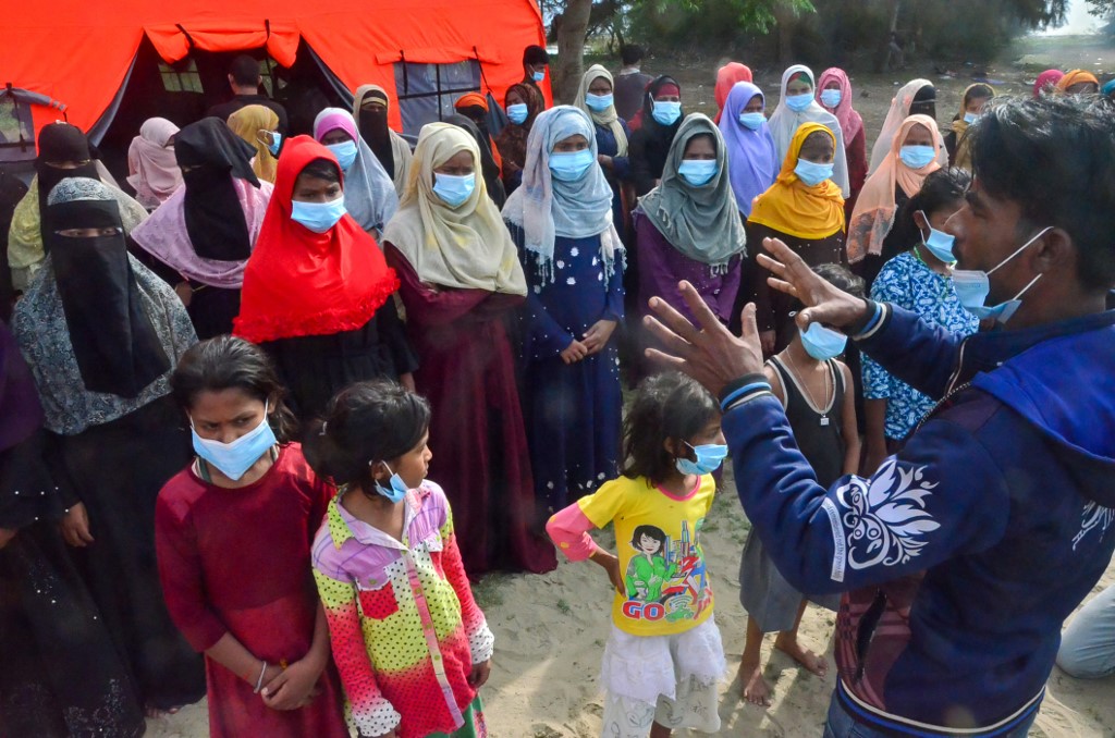 It is thought that the refugees, many of them women and children, had originally travelled from camps in Bangladesh to waters off the coast of India before their boat washed up in Indonesia
