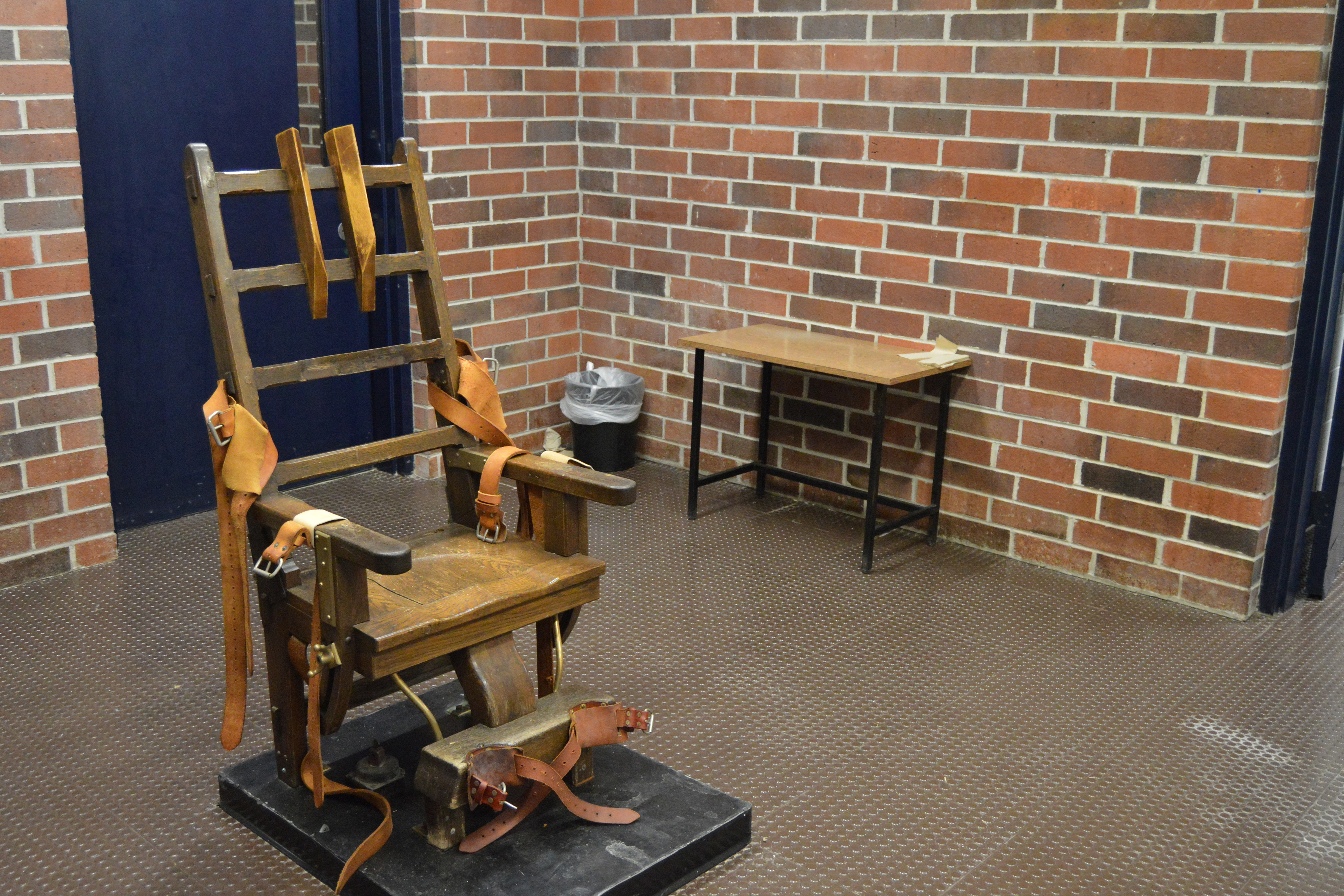 South Carolina’s electric chair in Columbia is pictured in this photo from 2019