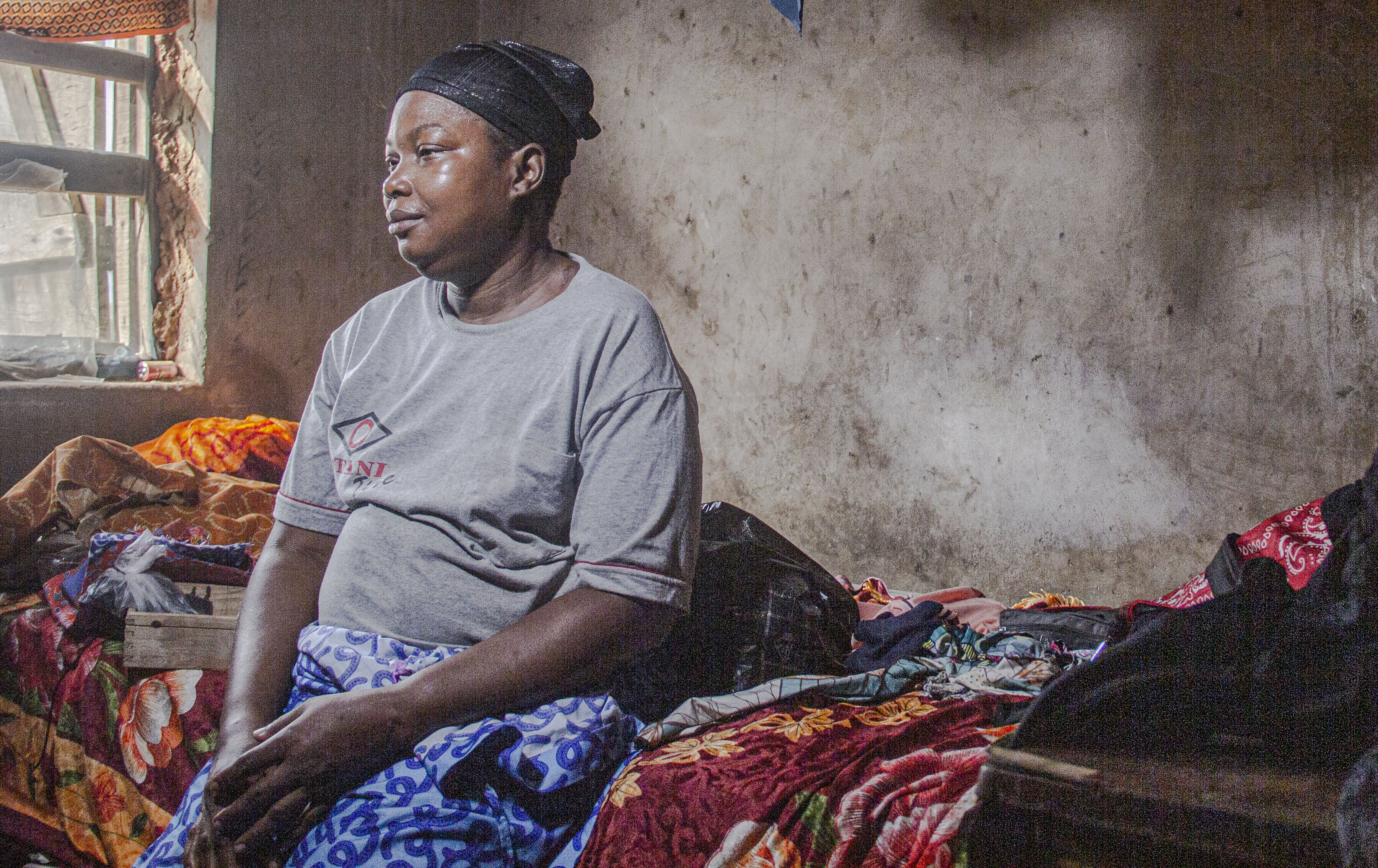 Alice Ibitoye, 54, was widowed in 2006. Her husband’s family refused to help her unless she gave up custody of her two children aged one and four at the time, which she refused to do