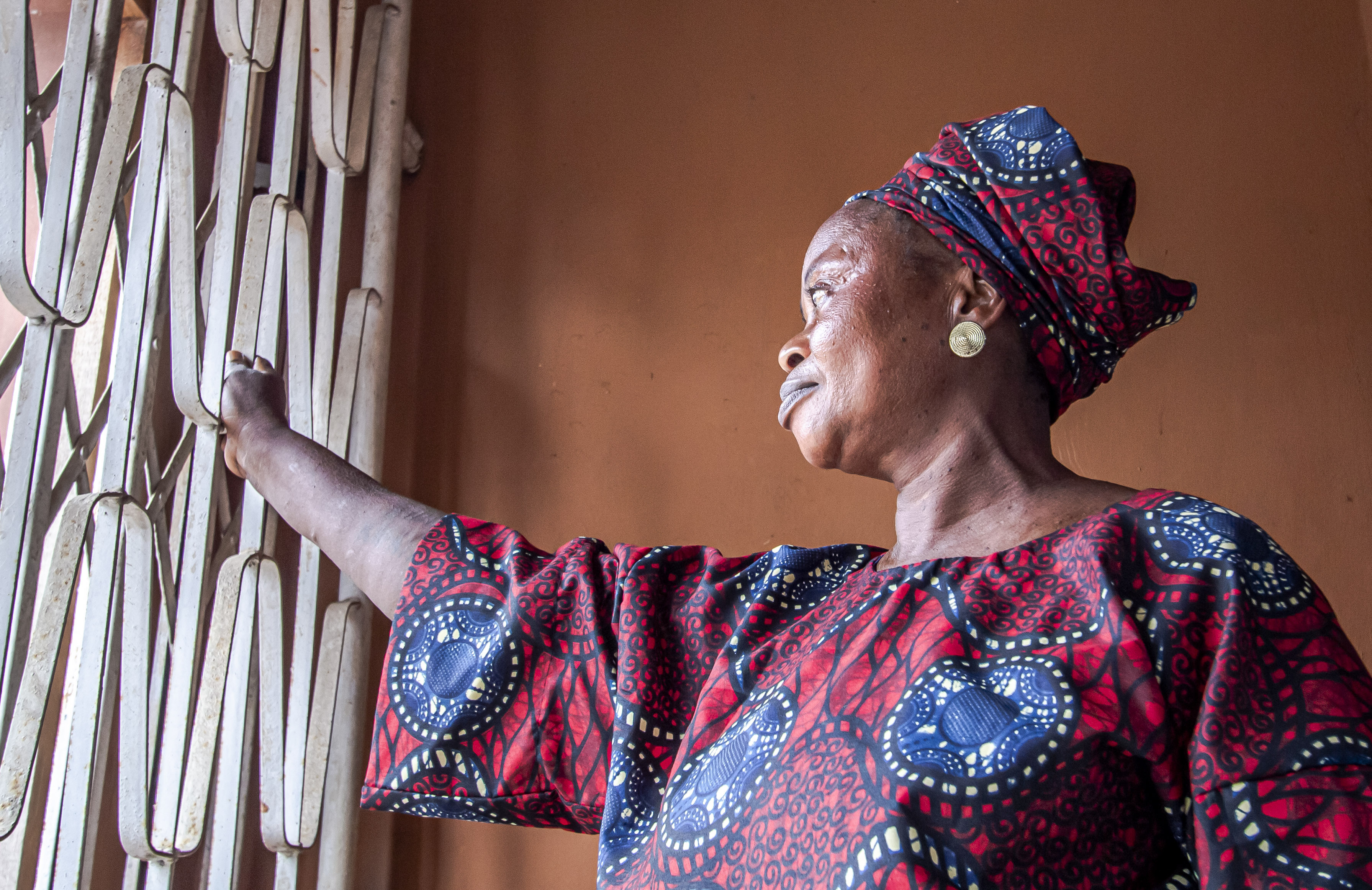 Monsurat Omobonike’s husband died at the age of 60 in 2003 when she was just 35. She struggled to put her four children through school but her son, a successful footballer, died when he was 30