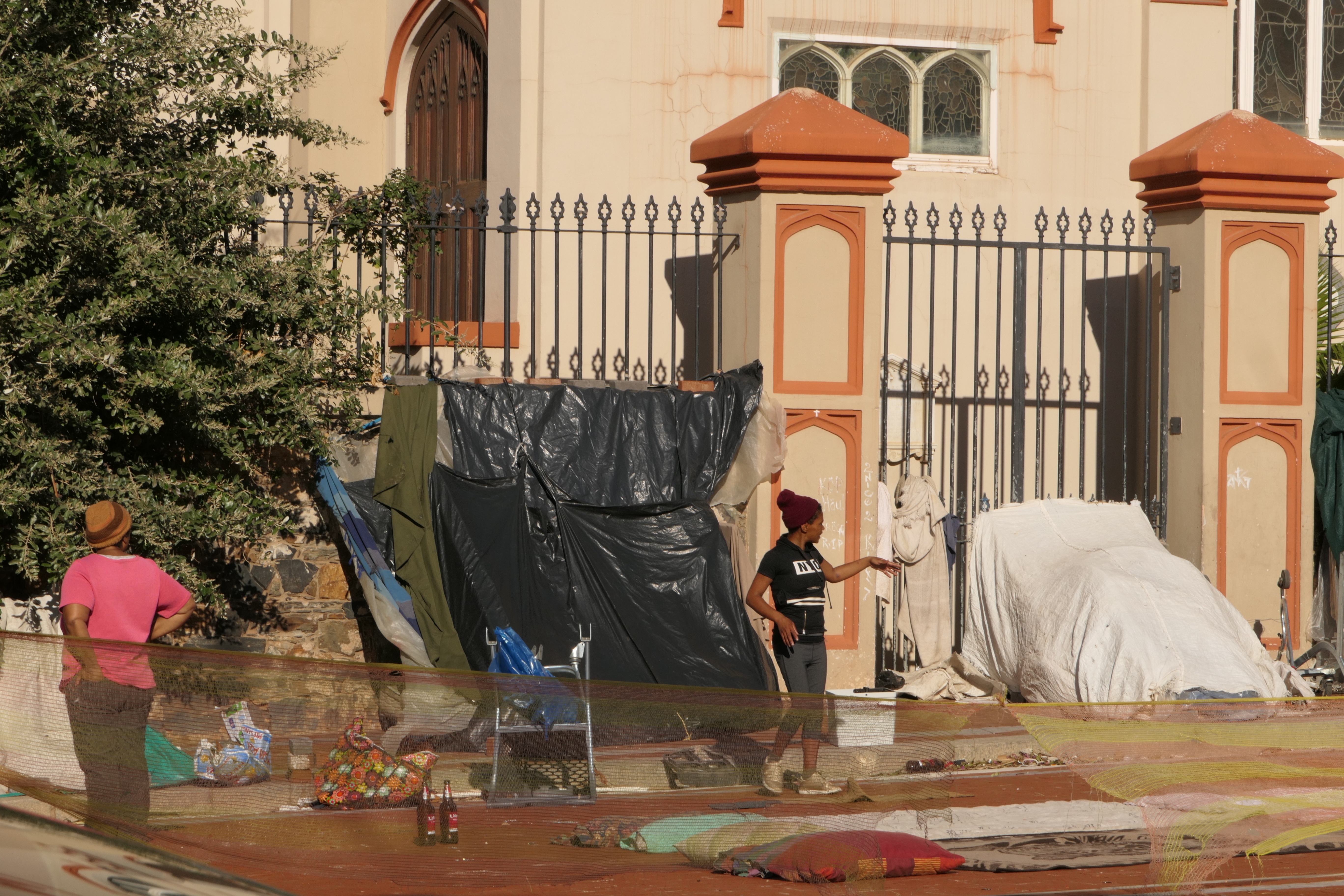 Homeless residents of Cape Town report having ID documents, HIV medication and tents confiscated by the city’s law enforcement
