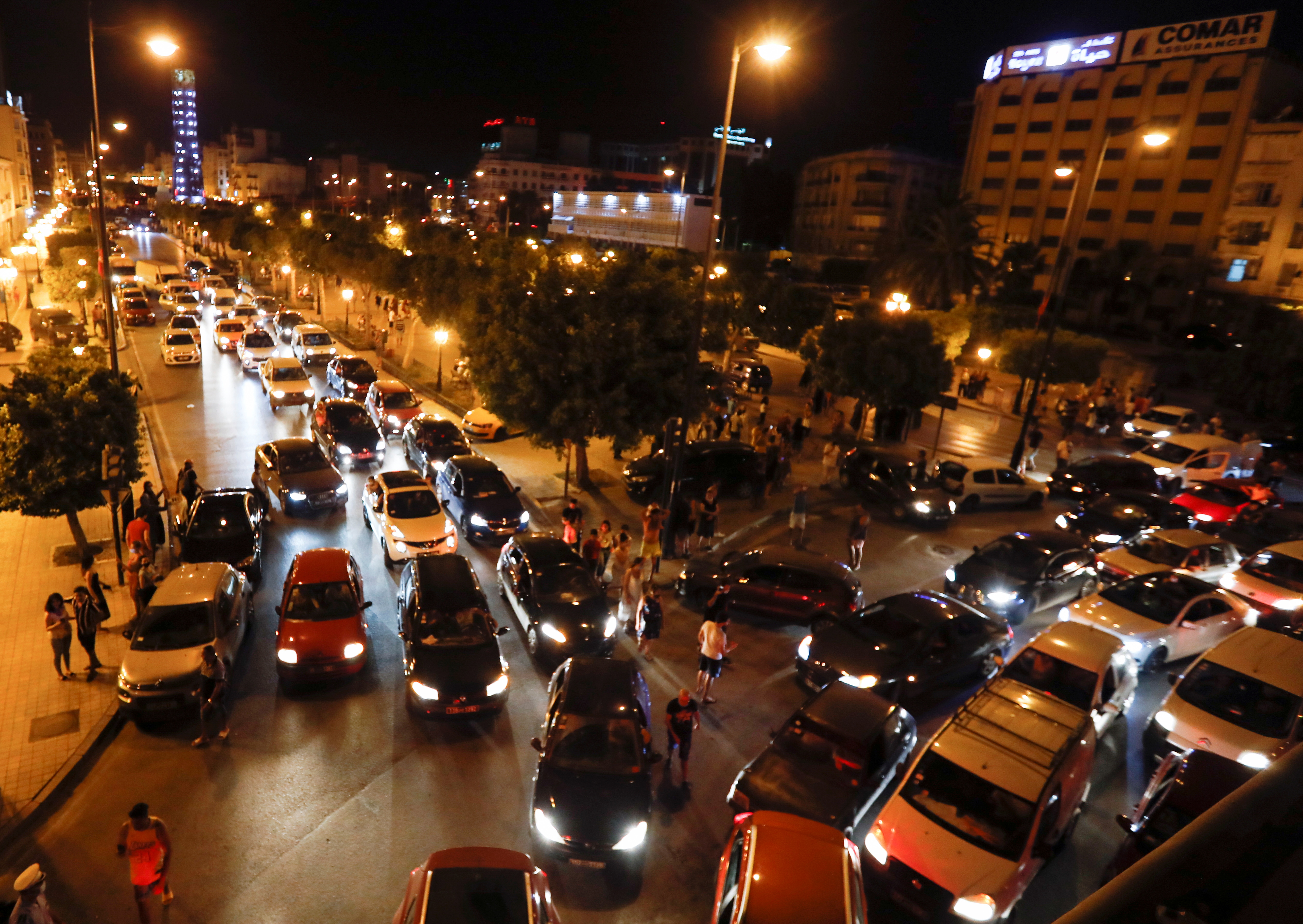 People came out on the streets to celebrate the government’s removal but many demonstrators also want social and economic reform