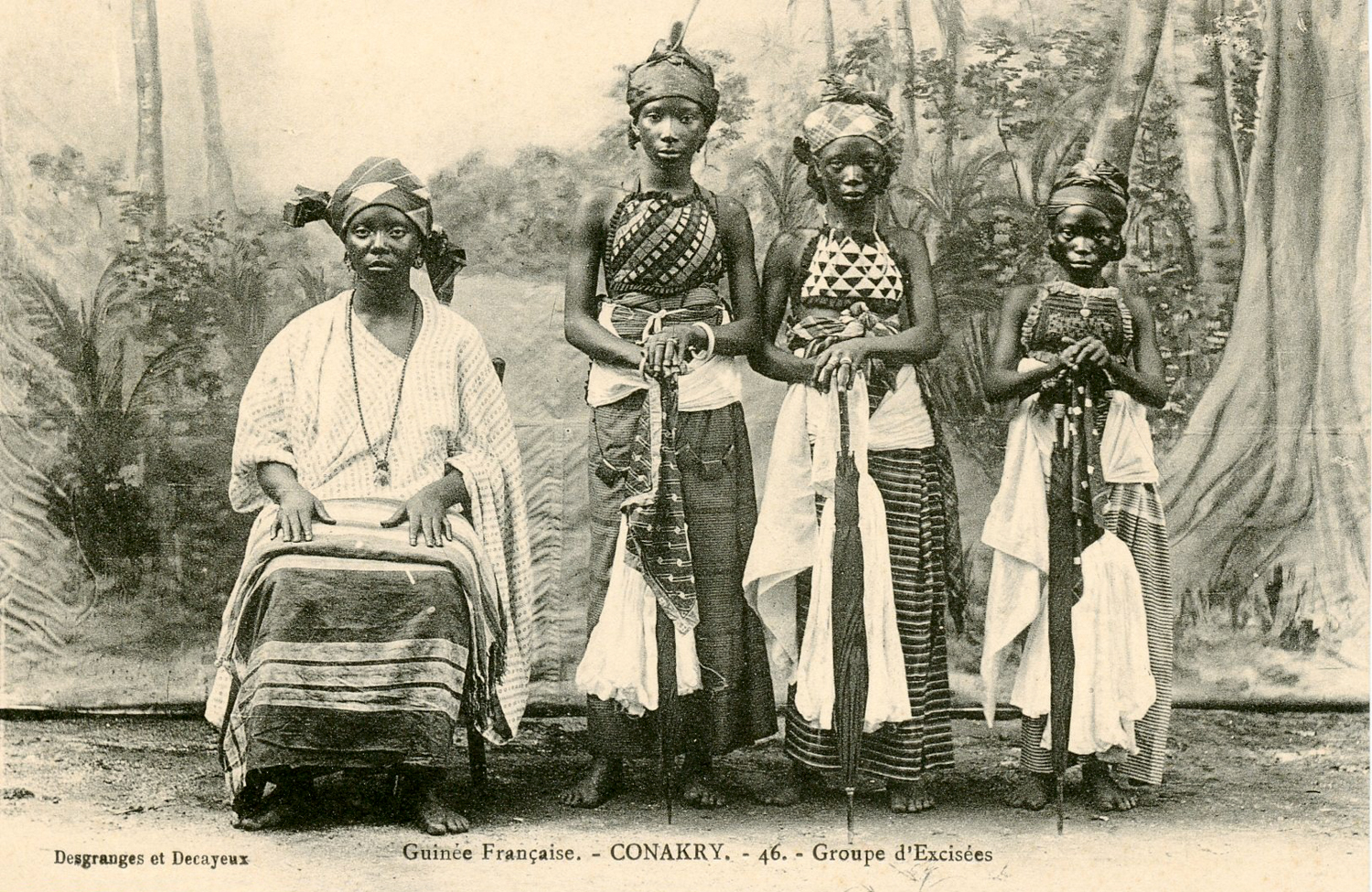 Group of the Circumcised, undated, A Albaret, Conakry, French Guinea [Courtesy of The McKinley Collection]