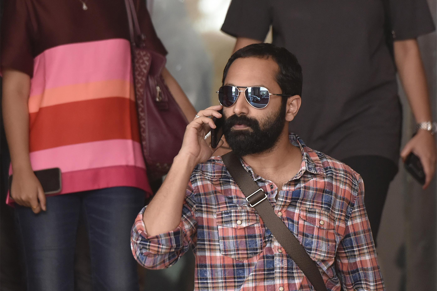 Fahadh Faasil in New Delhi for the national film awards ceremony in 2018