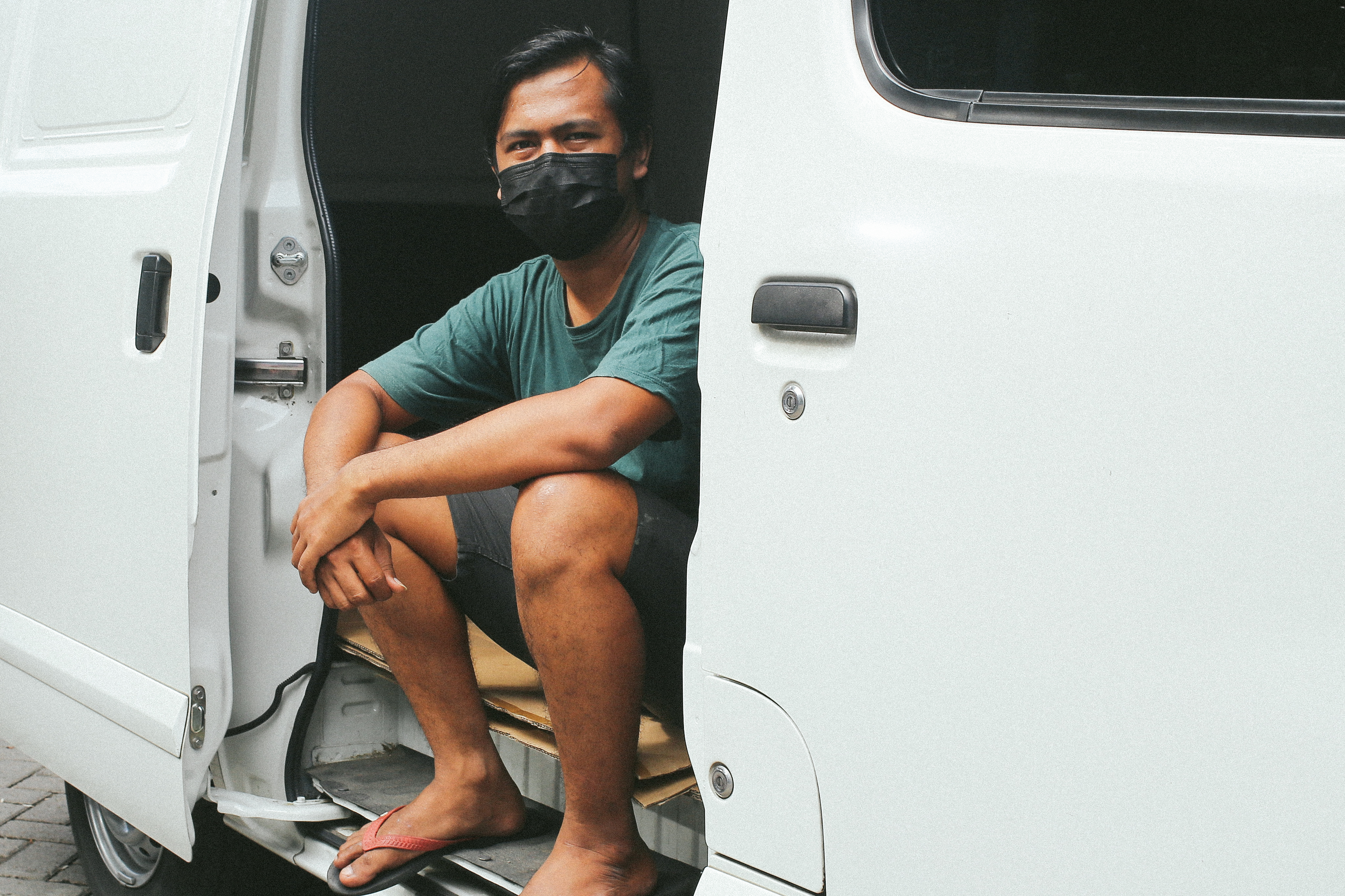 David Siloy would like to work from home but his job in e-commerce sales means he is always on the road