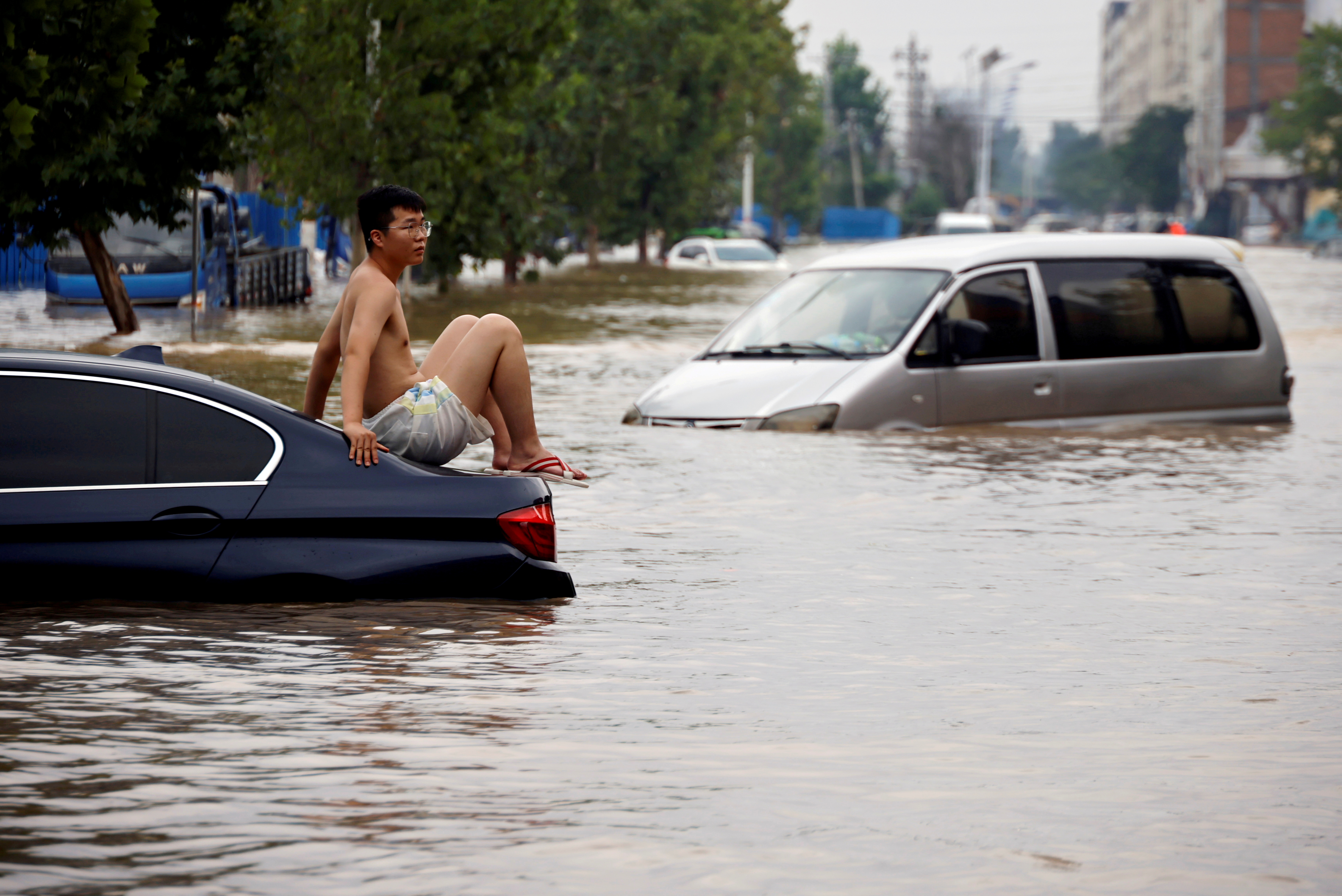 Record rainfall in Henan last month caused floods that killed more than 300 people