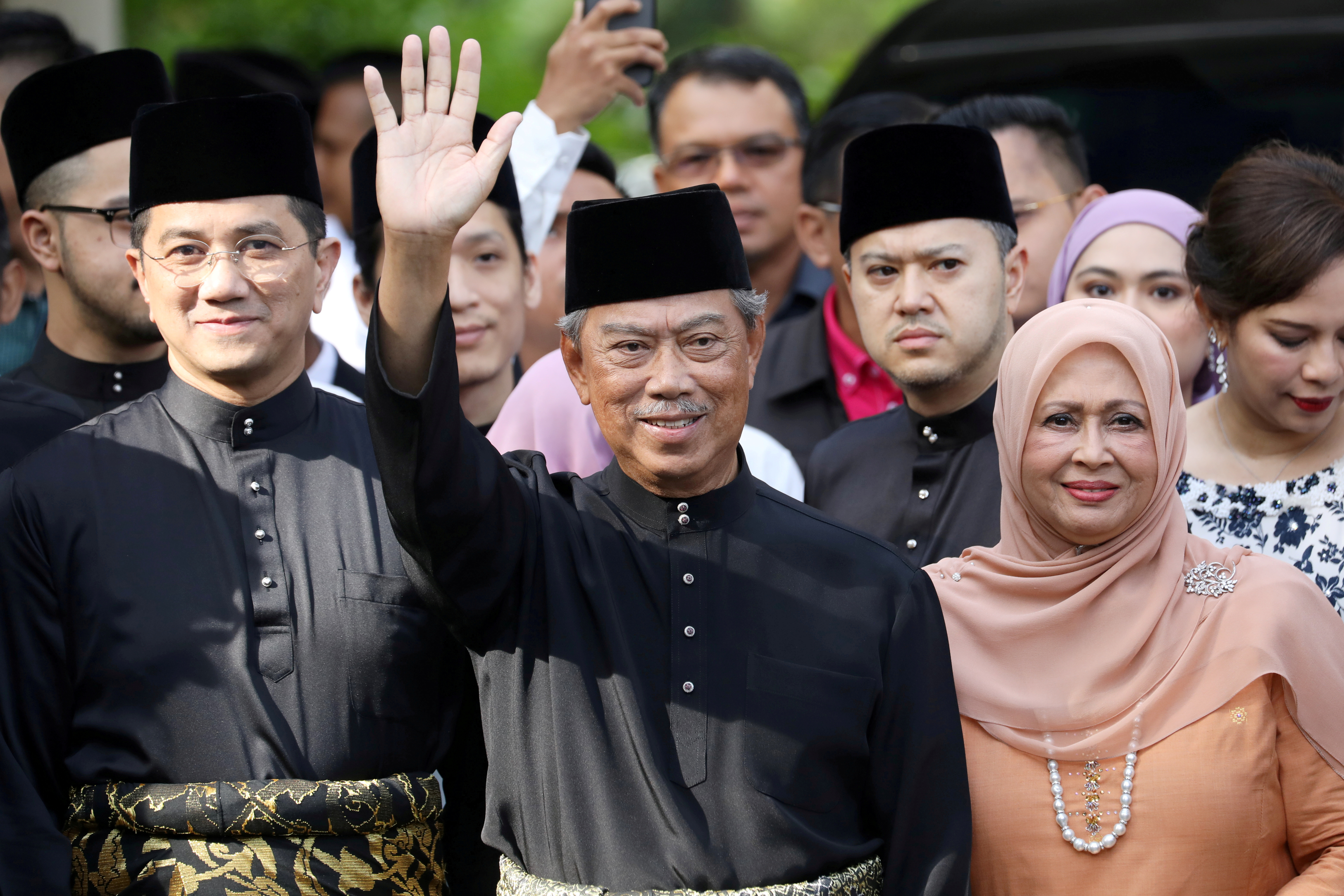 Muhyiddin was appointed prime minister after convincing the king he had a majority in parliament