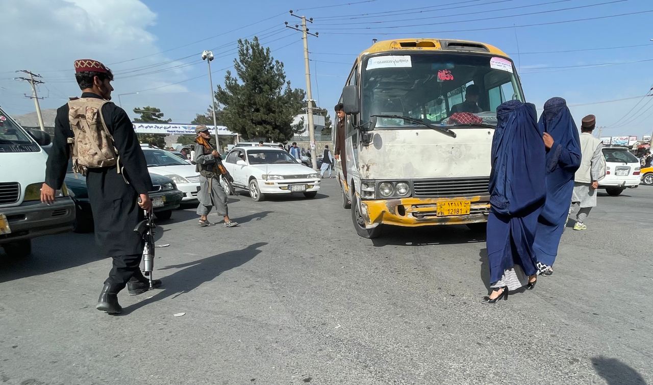 Taliban patrol the Afghan capital Kabul