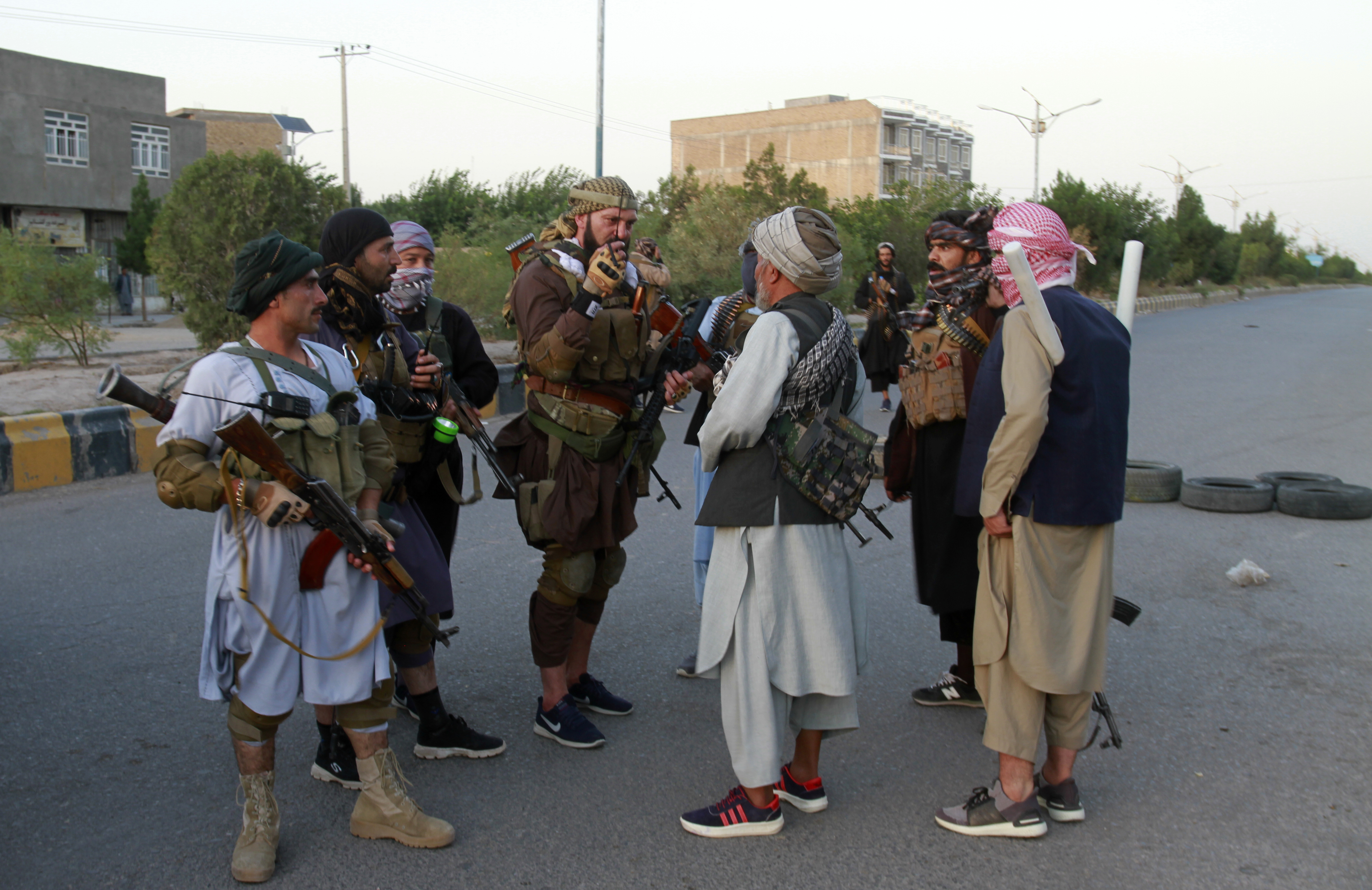 Private militia loyal to Ismail Khan, the ex-Mujahideen commander in Herat province