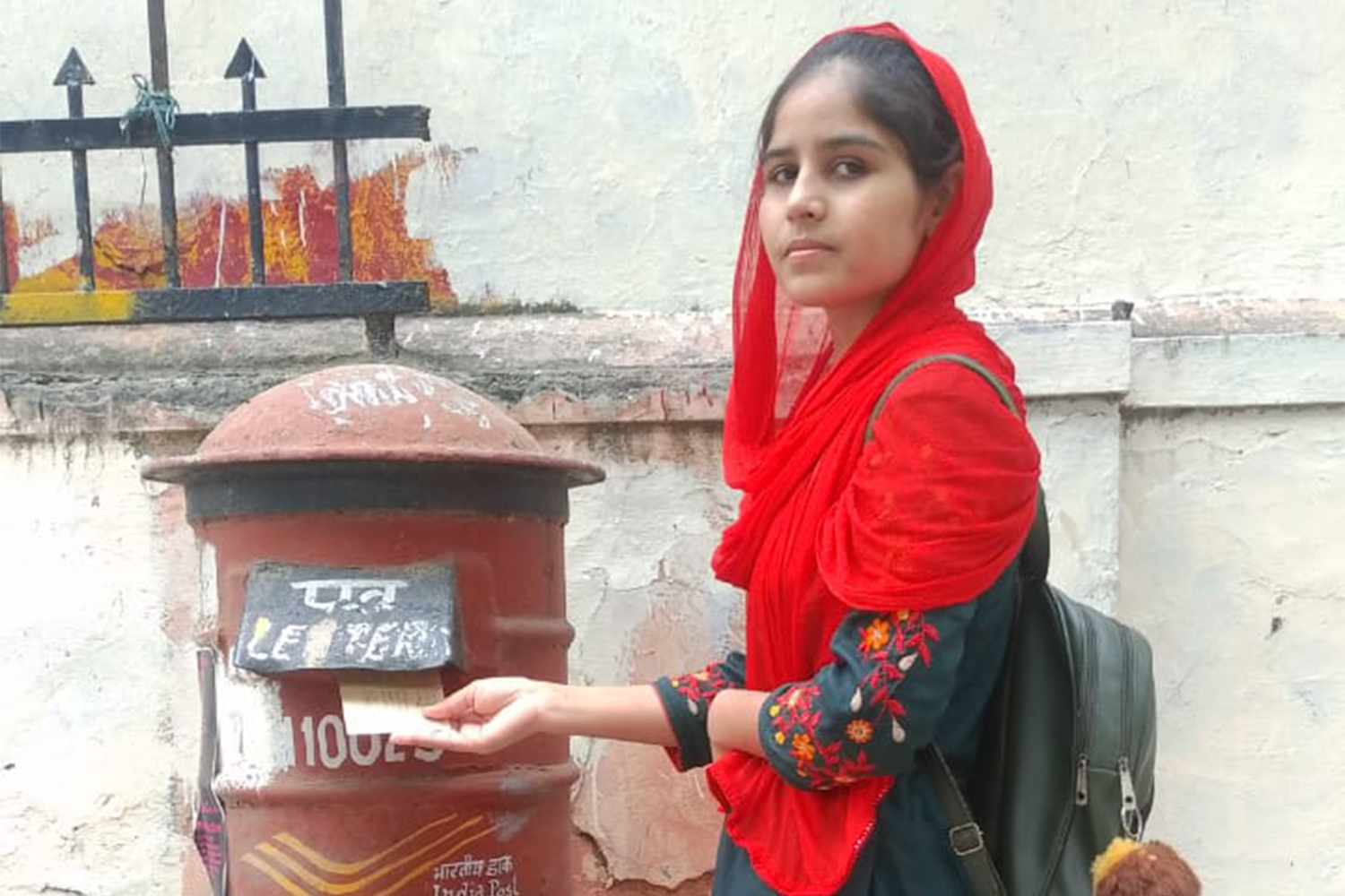 Hundreds of girls such as Tuba, in the photo, have written to the Indian PM