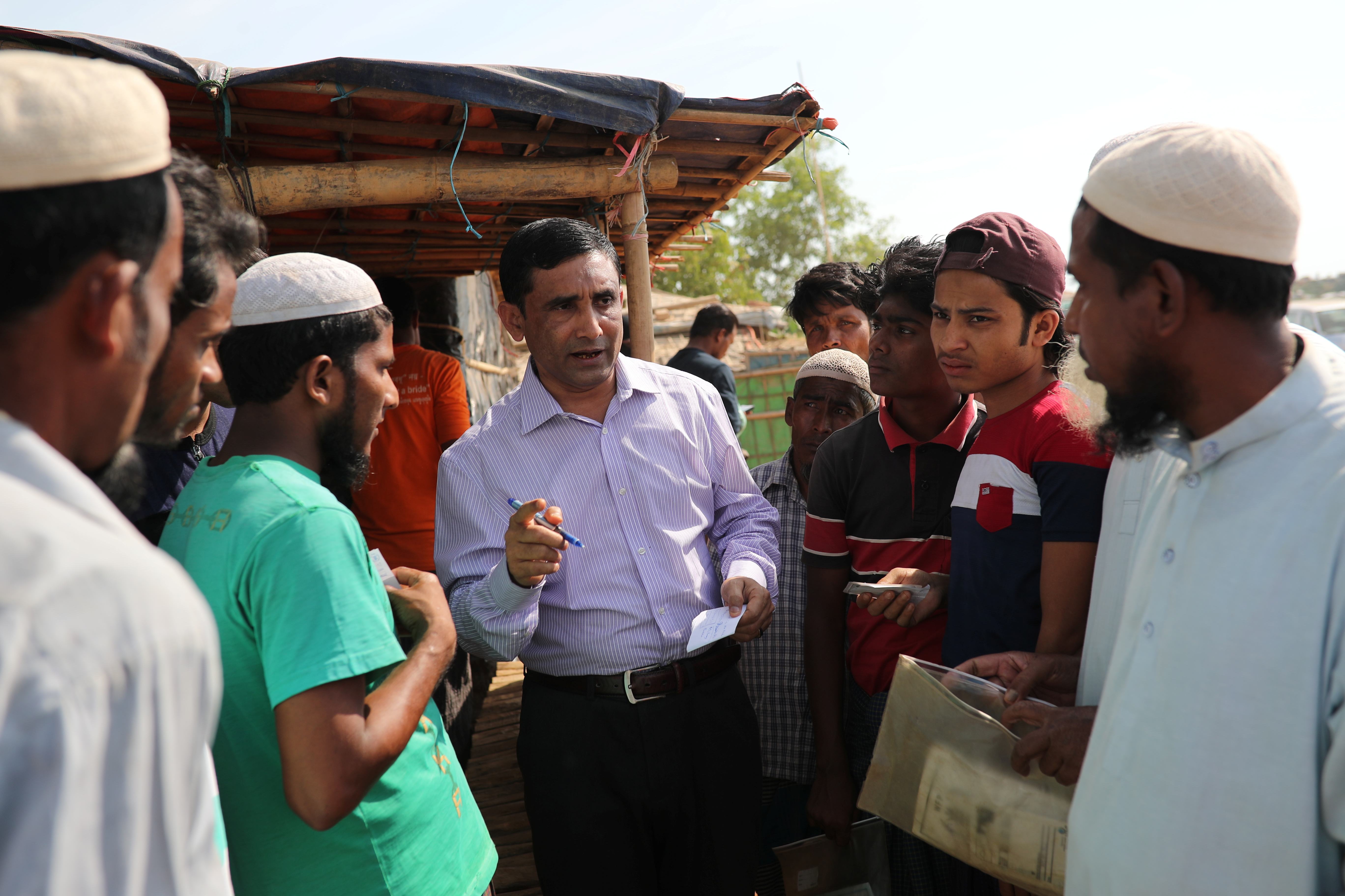 Rohingya leader Mohib Ullah