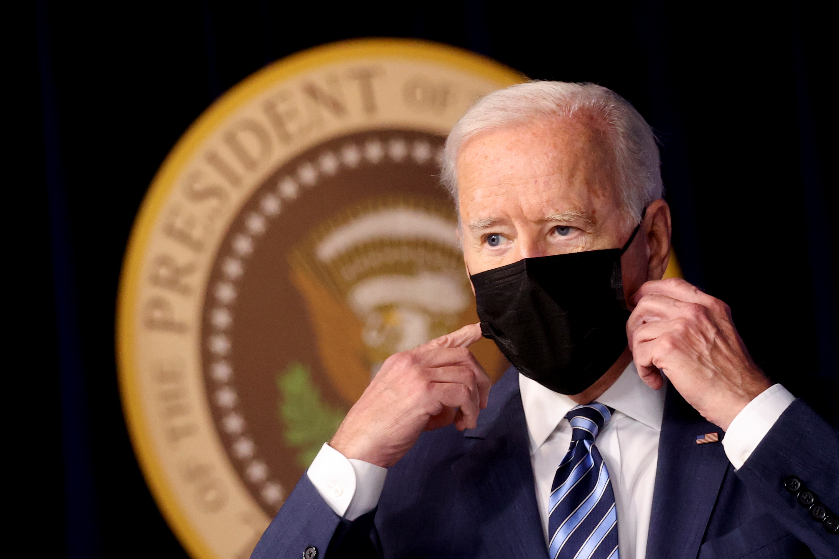 US President Joe Biden delivered a speech on the government’s response to Hurricane Ida from Washington, DC