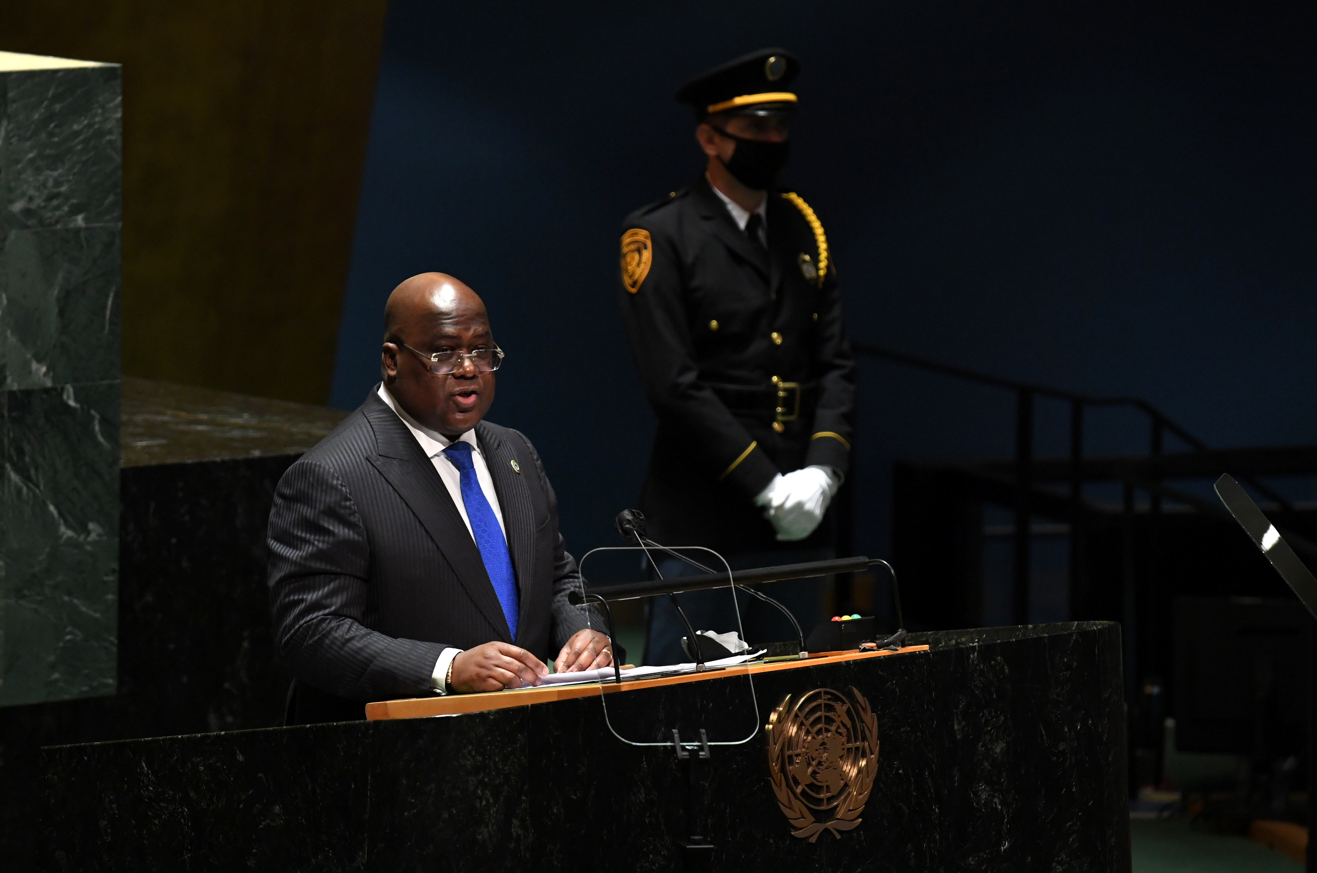 Democratic Republic of Congo President Felix Antoine Tshisekedi Tshilombo