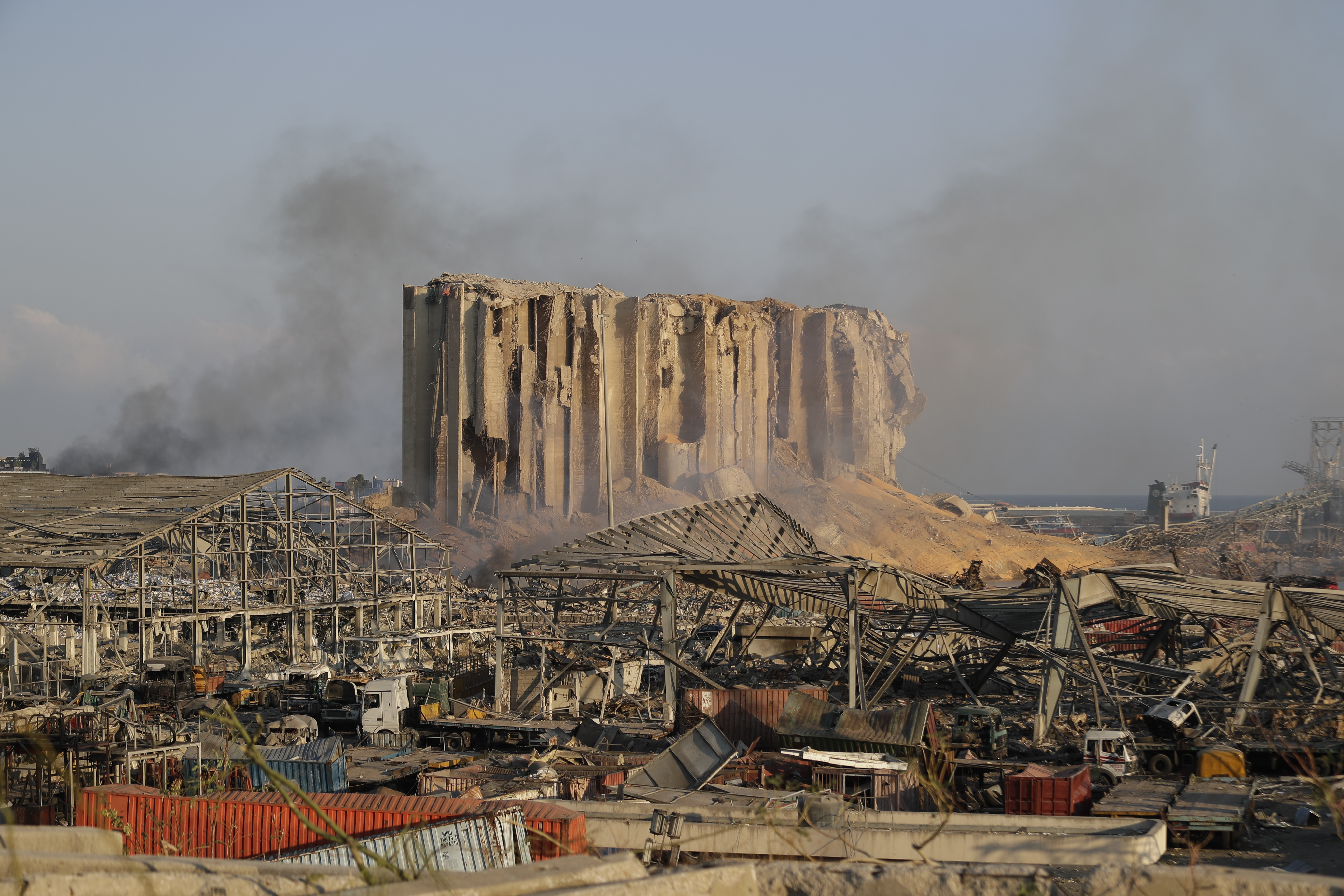 The Beirut port blast flattened much of a port and damaged buildings across Beirut