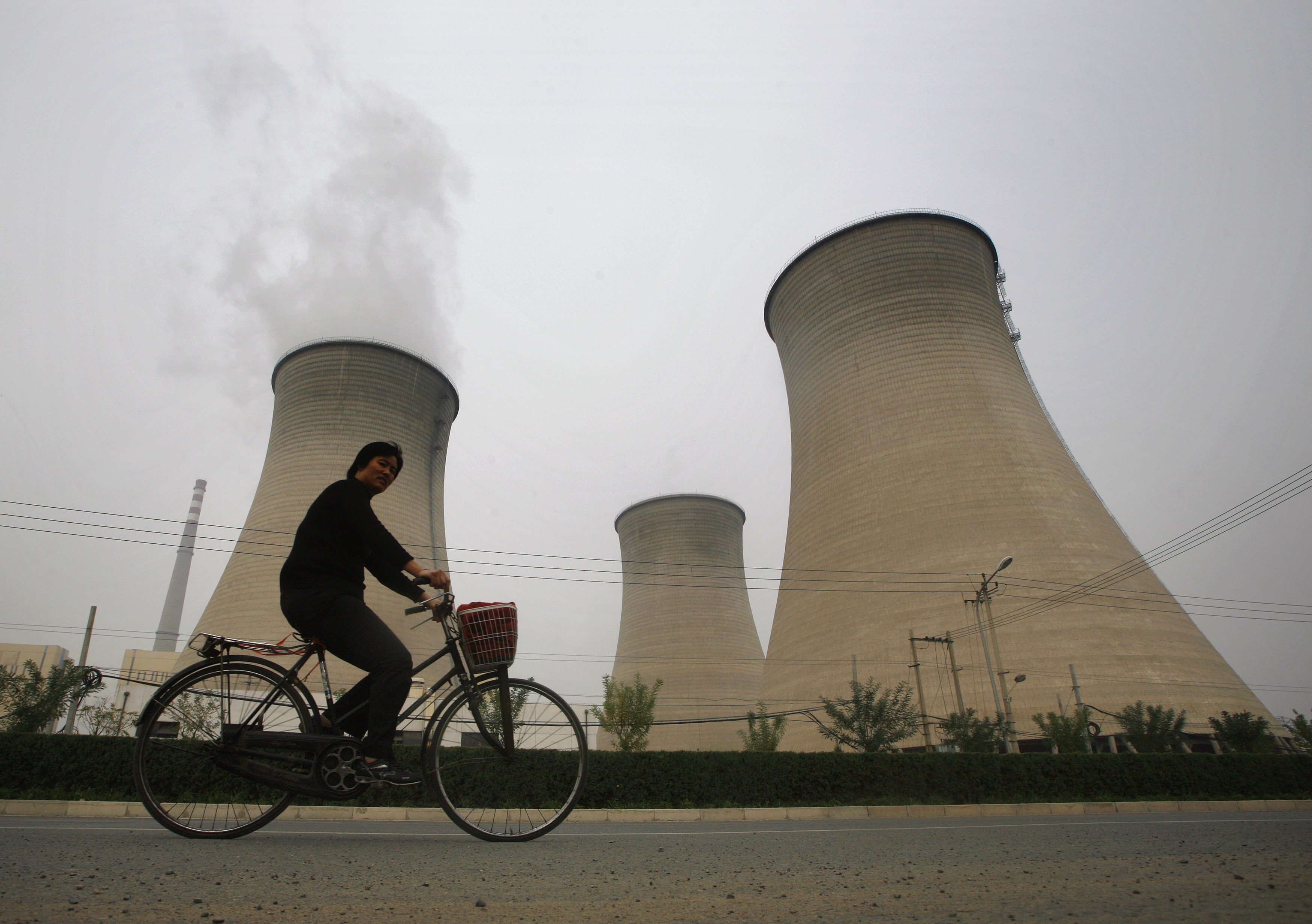 China is the world’s top emitter of carbon dioxide and other greenhouse gasses that cause global warming