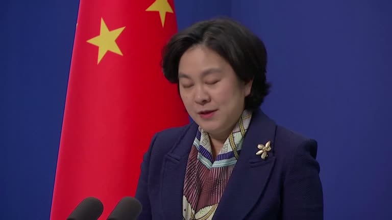 China foreign ministry spokeswoman Hua Chunying said at a news conference in January that the US should respect rule of law and market principles after the New York Stock Exchange said it would no longer trade three Chinese telecom giants [Reuters]