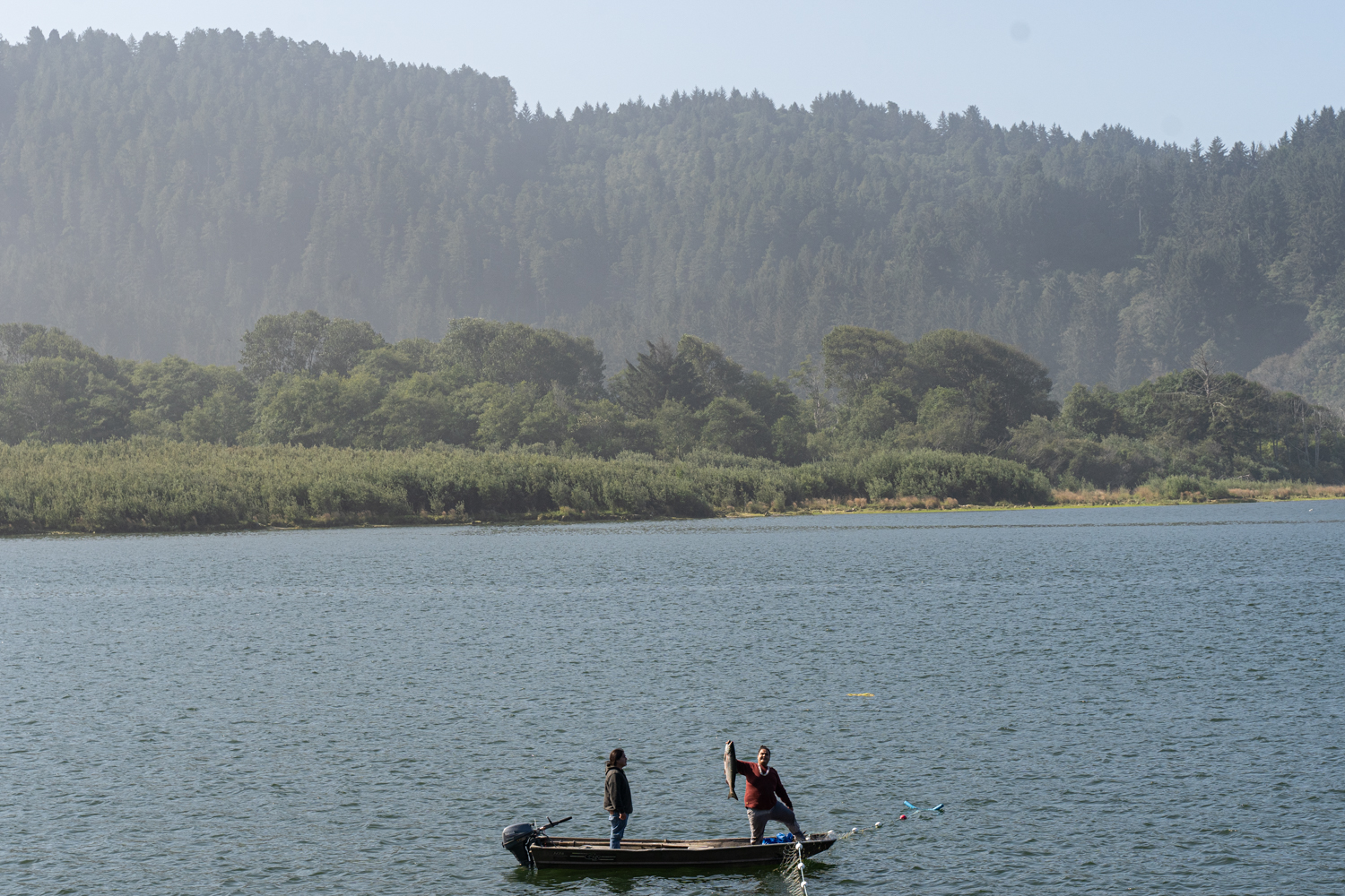 The Yurok tribe has subsisted on salmon in the Klamath River for thousands of years, but in 2001 extracting water from Upper Klamath Lake during a severe drought caused a massive fish kill downriver, now the tribe estimates only 5 percent of the salmon run remains