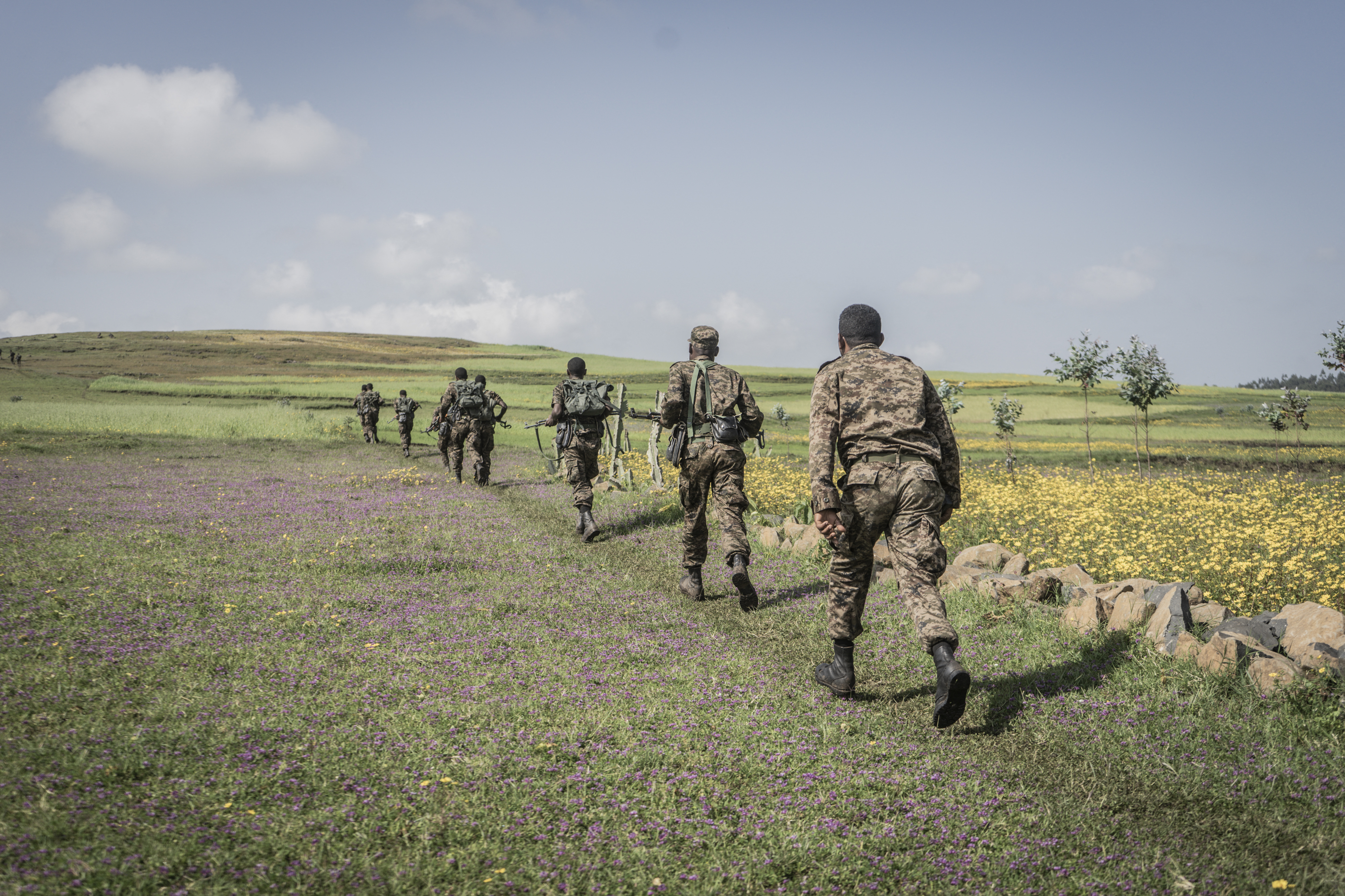 Ethiopian National Defence Forces (ENDF) soldiers
