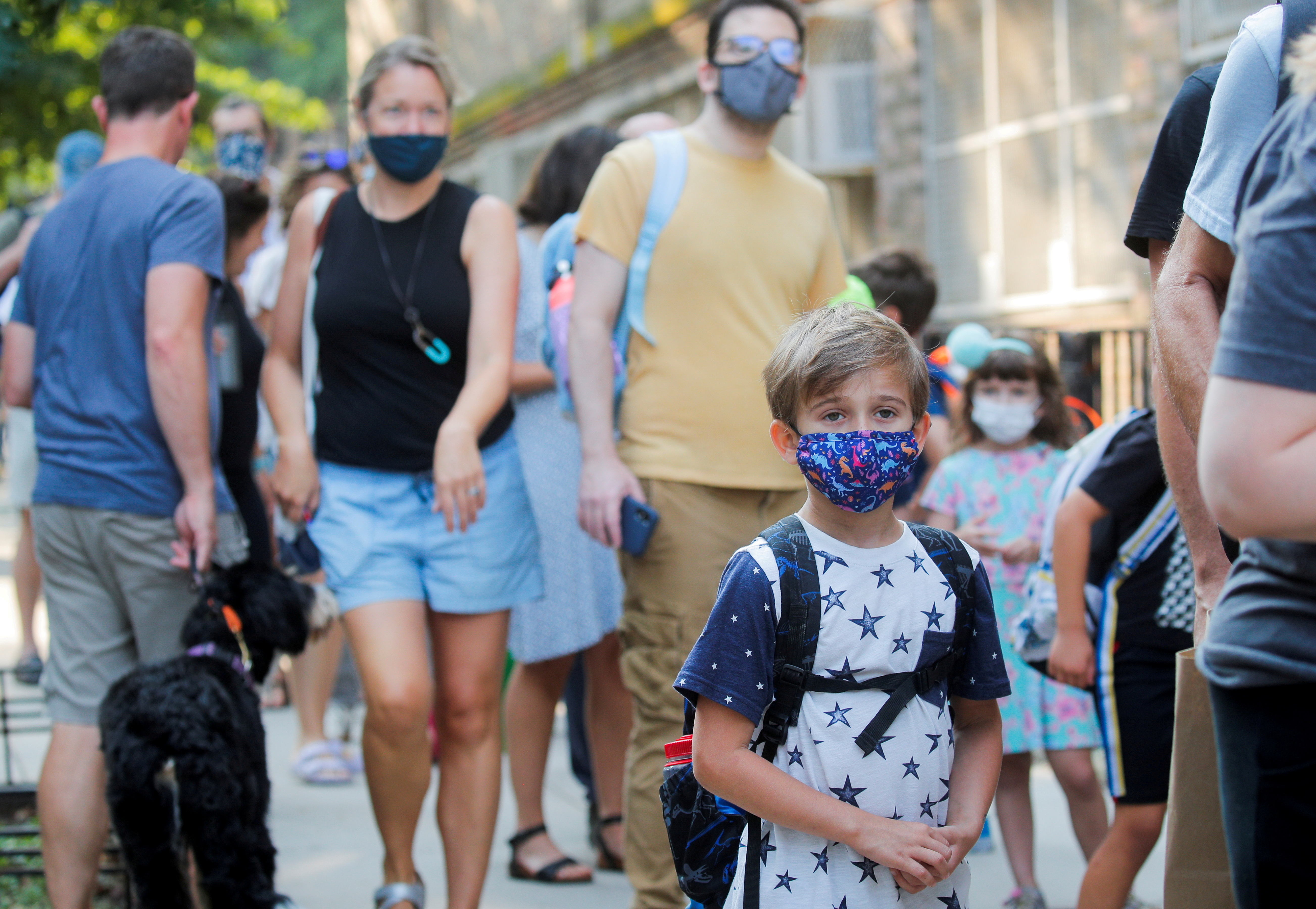 Many US children are back in school for in-person learning