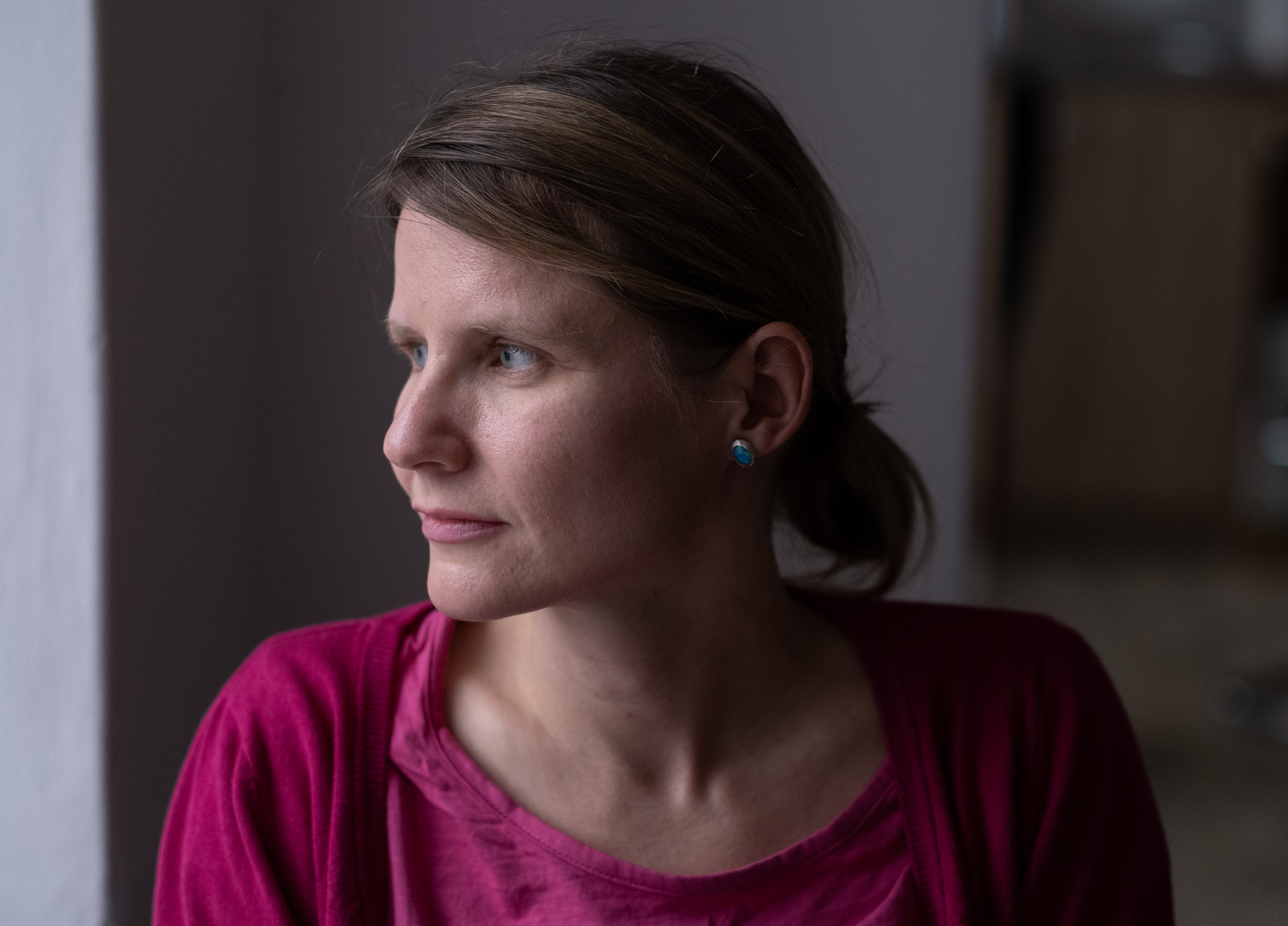 Dr Paulina Bownik often works two shifts – one at a hospital and one as a volunteer helping people who have made it out of the exclusion zone