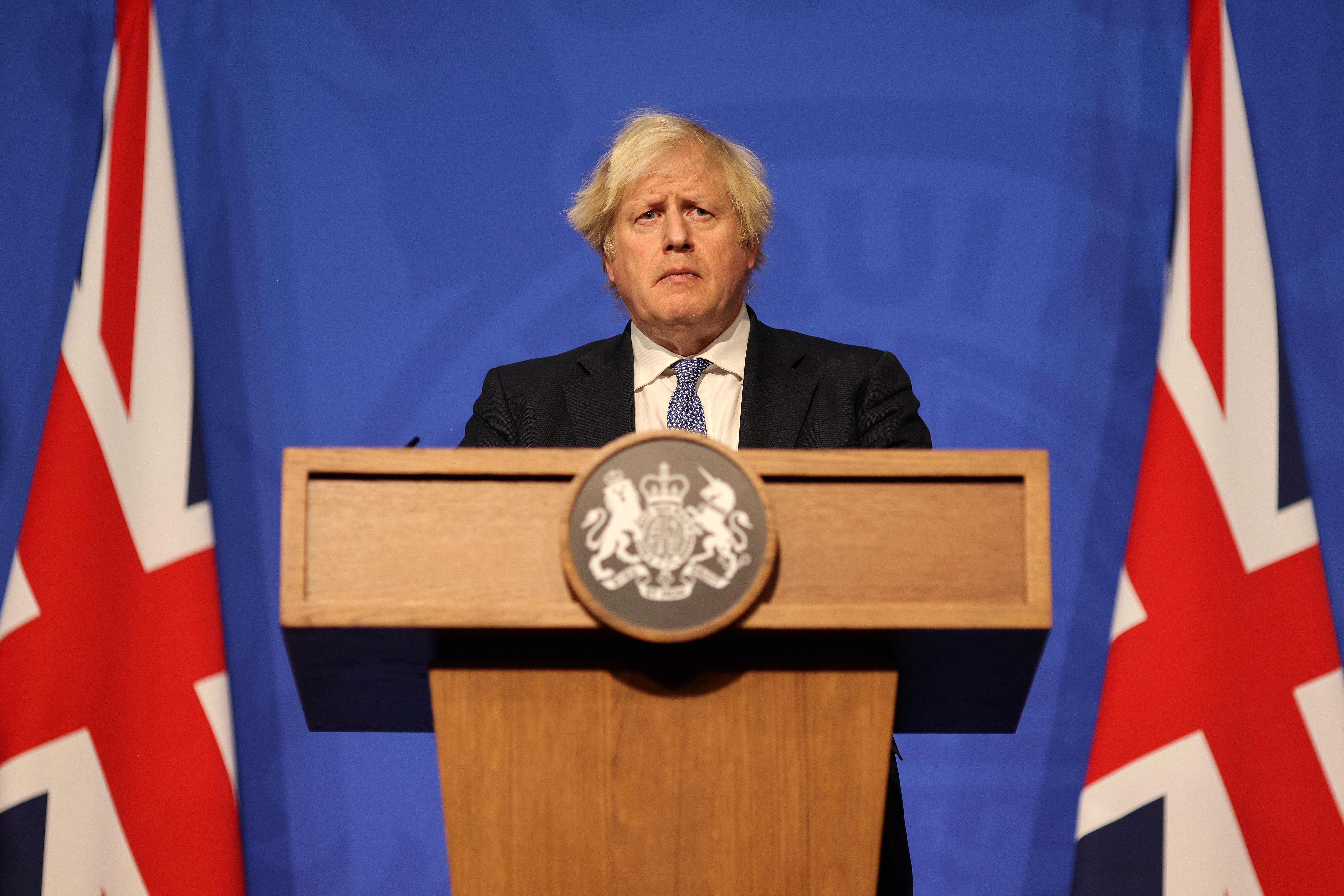 British Prime Minister Boris Johnson's government has put forward a Higher Education Freedom of Speech Bill in Parliament [File: Adrian Dennis/Pool via Reuters]