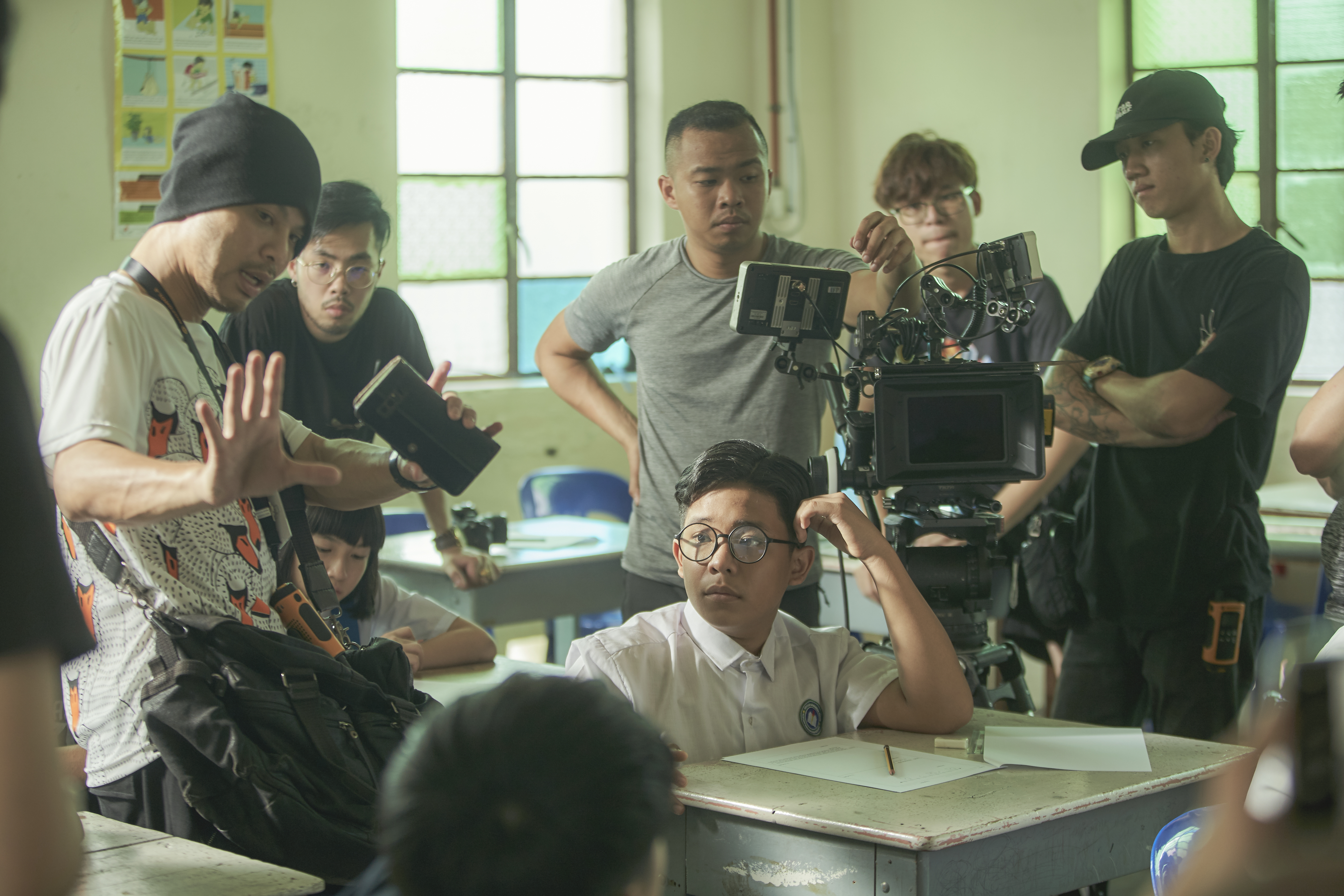 Rapper, singer and director Namewee, seen on the set of his film BABI, has moved to Taiwan to push his creative freedoms [Courtesy of Namewee]