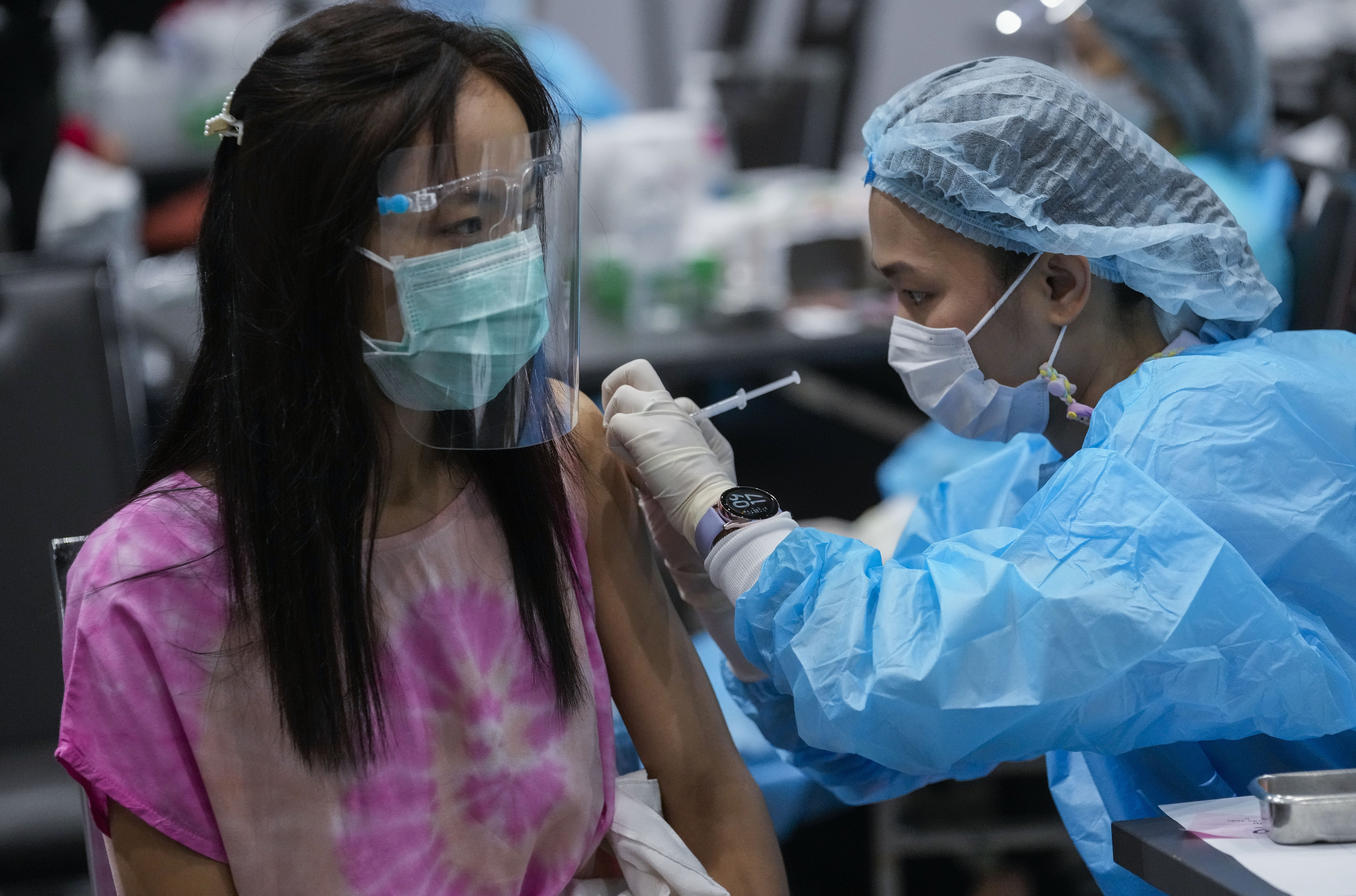 Thailand reported 8,077 new infections and nine deaths on Sunday