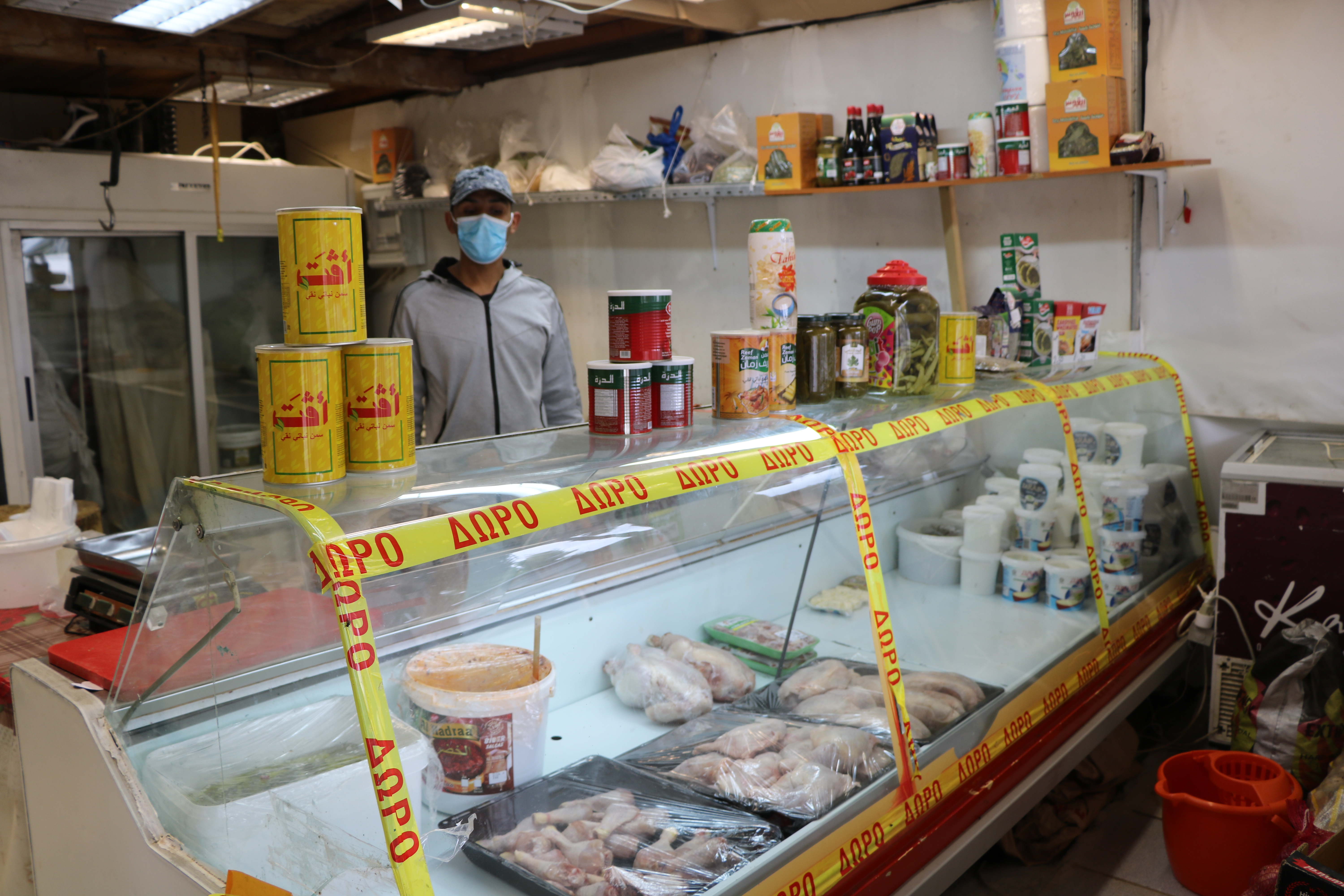 Self-styled groceries and restaurants refugees operate inside Greece’s camps are dependent on cash handouts, as well as remittances from overseas