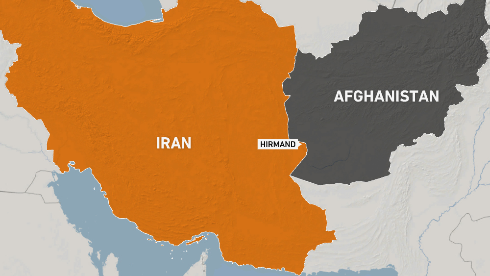 Iran Afghanistan Map