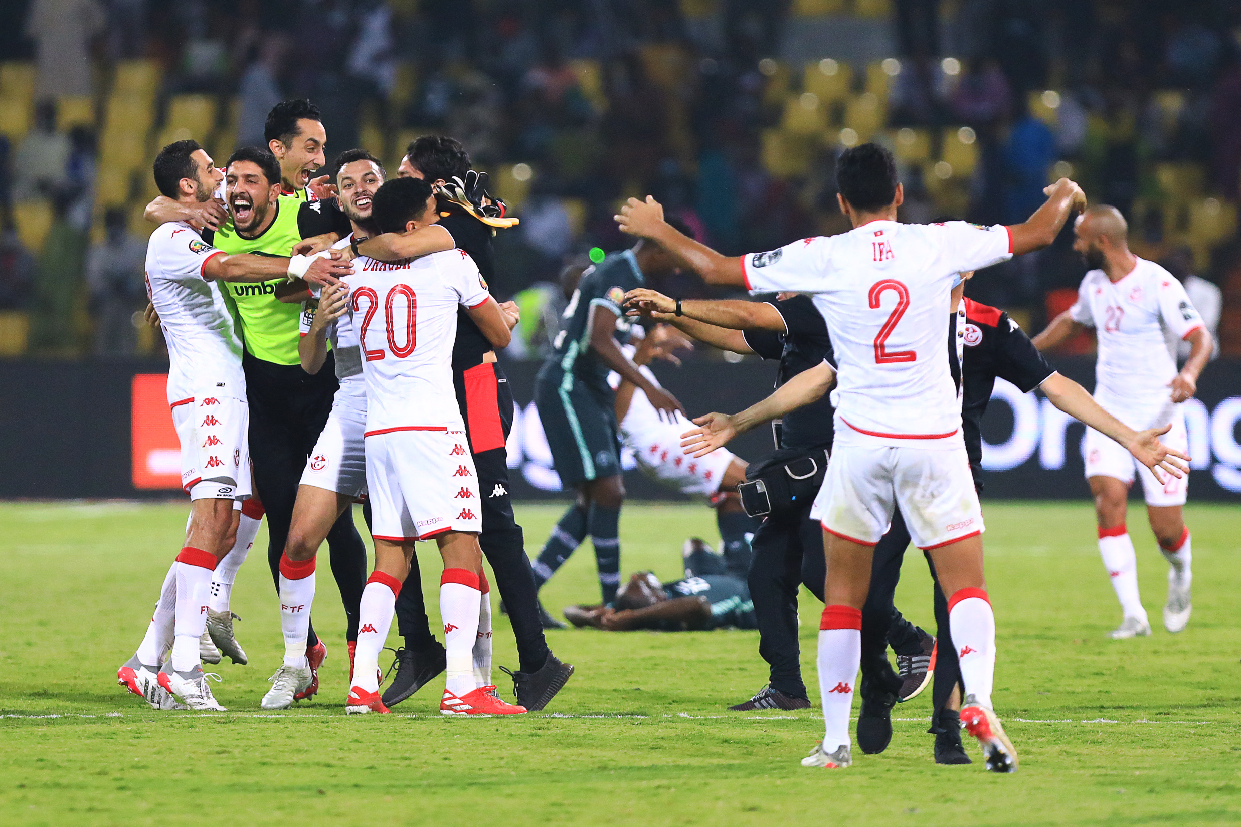 Africa Cup of Nations (CAN) 2021 round of 16 football match between Nigeria and Tunisia