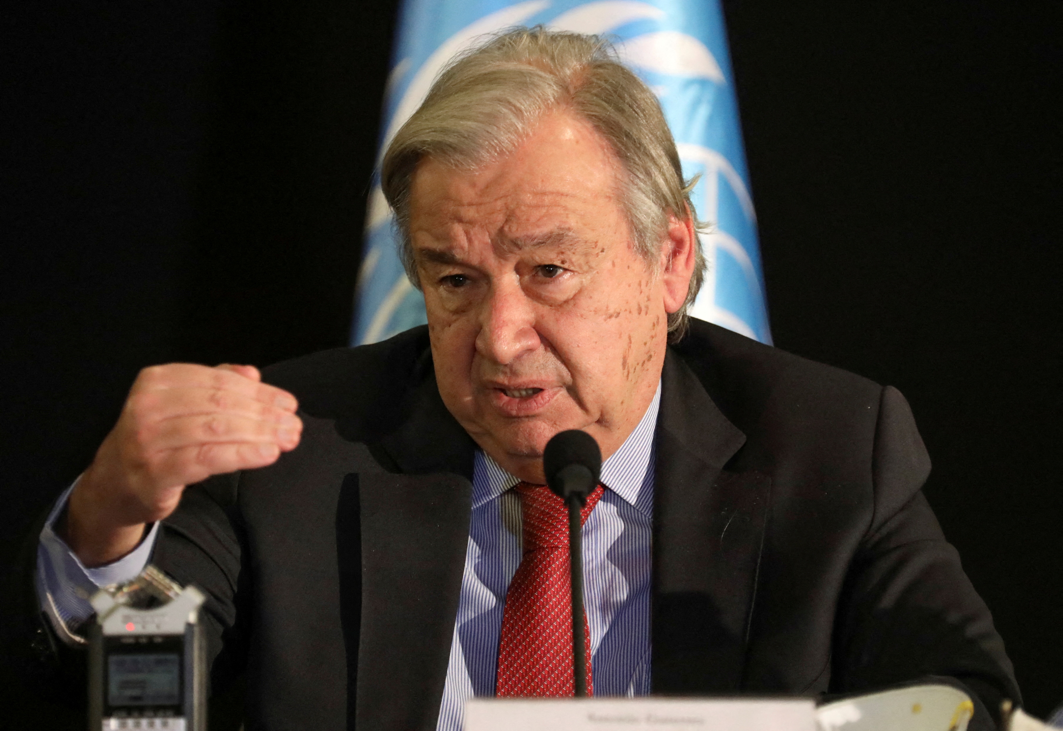 ‘The principles of the UN charter are not an a-la-carte menu; they cannot be applied selectively,’ says UN Secretary-General Antonio Guterres