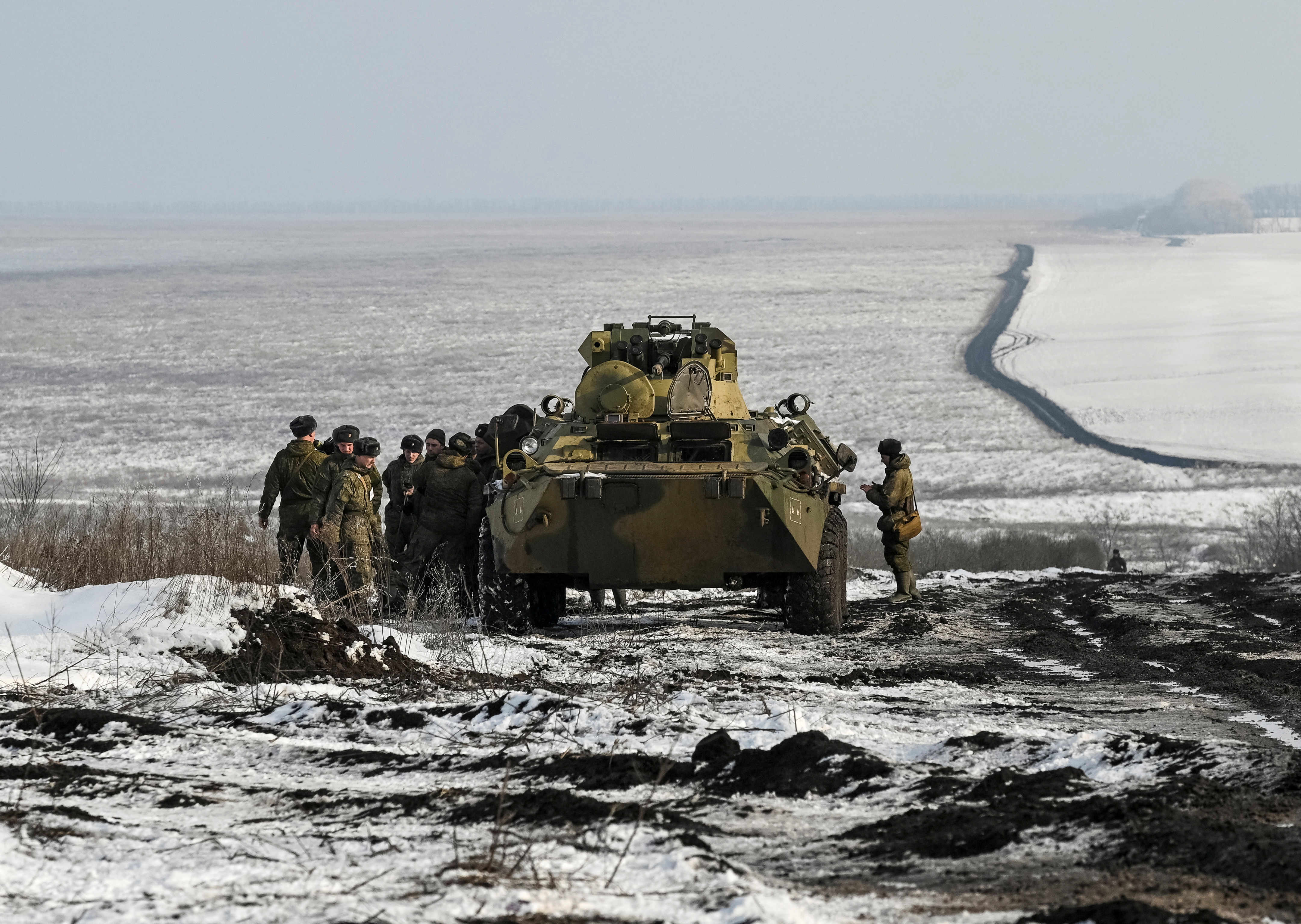 Russian armoured personnel carrier