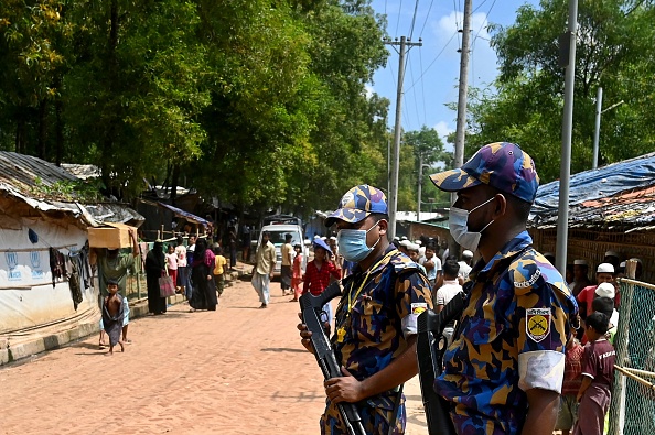 Members of Armed Police Battalion (APBN) launched a dragnet in the Rohingya refugee camps in Bangladesh.