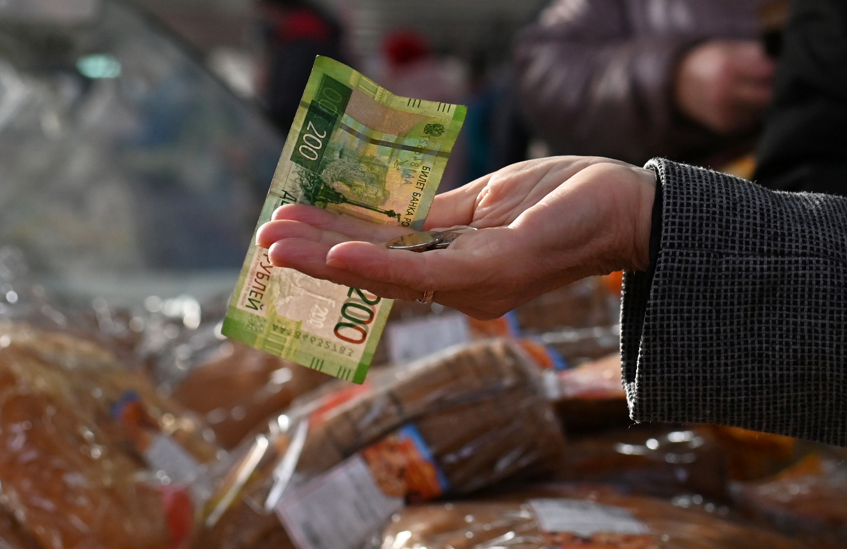The Ukraine crisis has contributed to large fluctuations in the rouble’s value against the US dollar in recent weeks