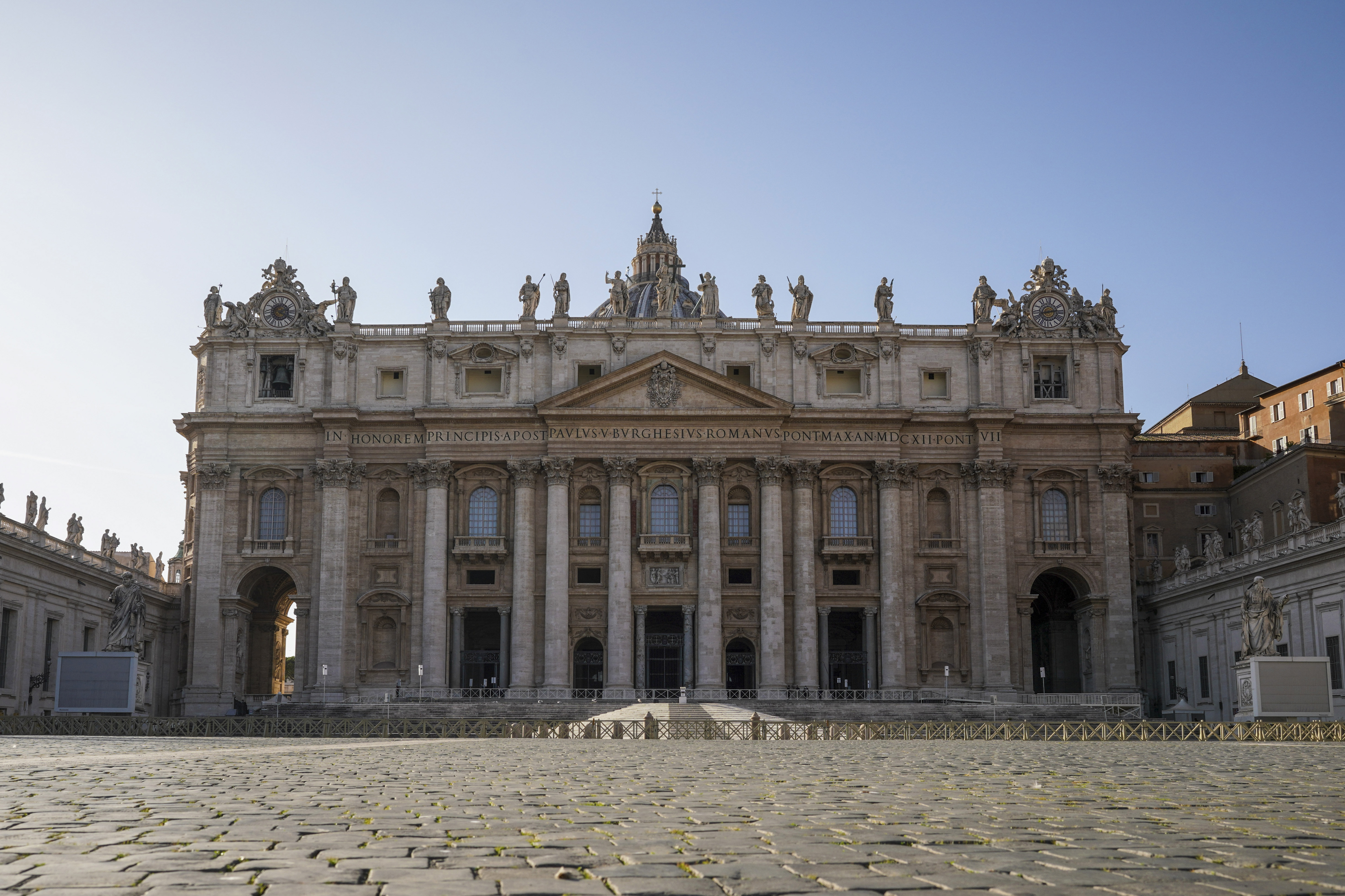 A view of St. Peter's Basilica at the Vatican