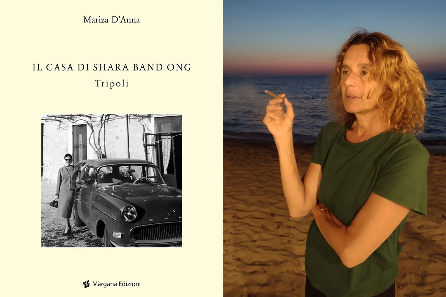 Mariza D’Anna and her novel, Il Casa Di Shara Band Ong [Courtesy of Mariza-D’Anna]
