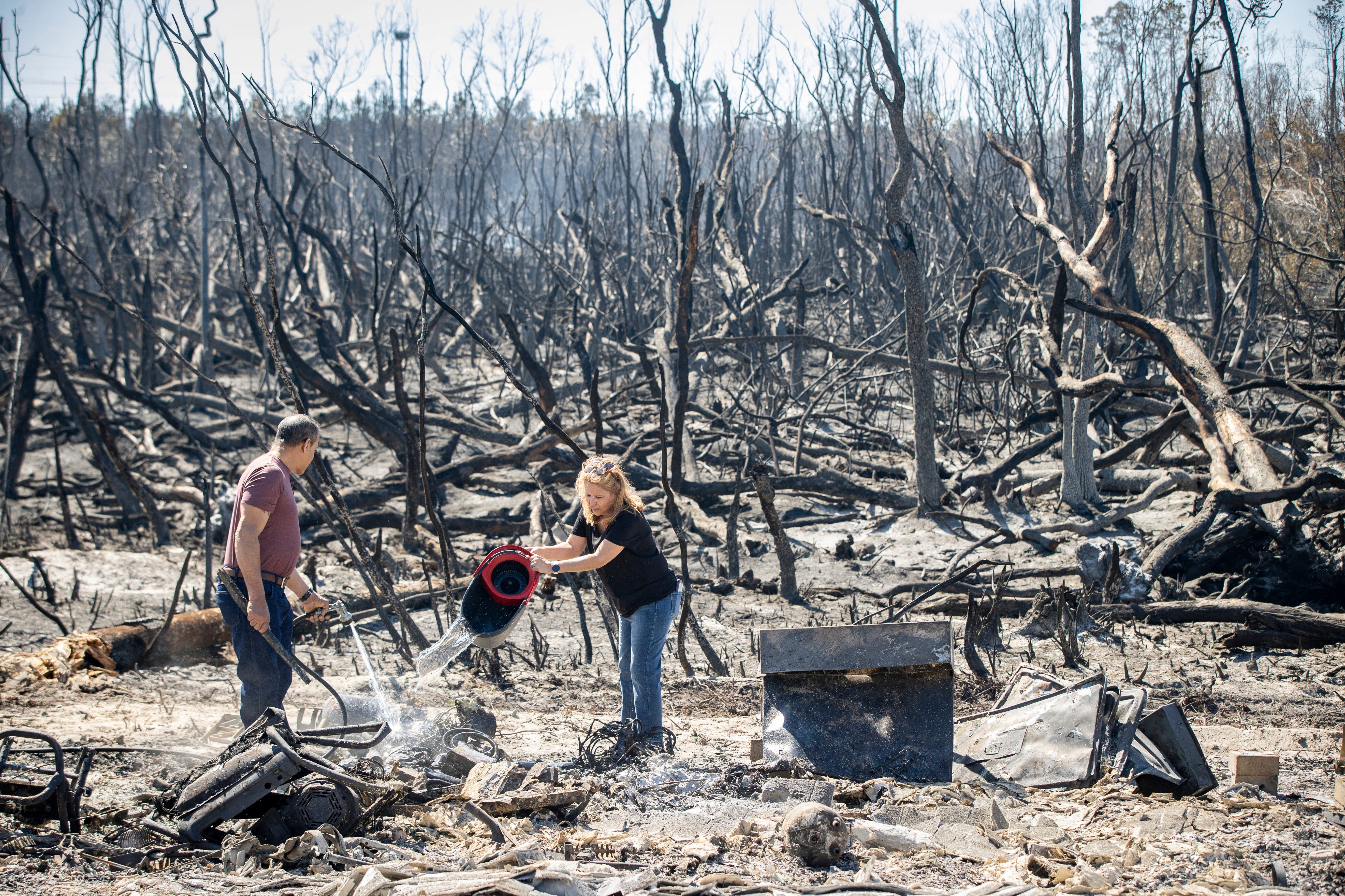 The fires and smoke have forced the evacuation of about 700 homes and a nursing home in Panama City