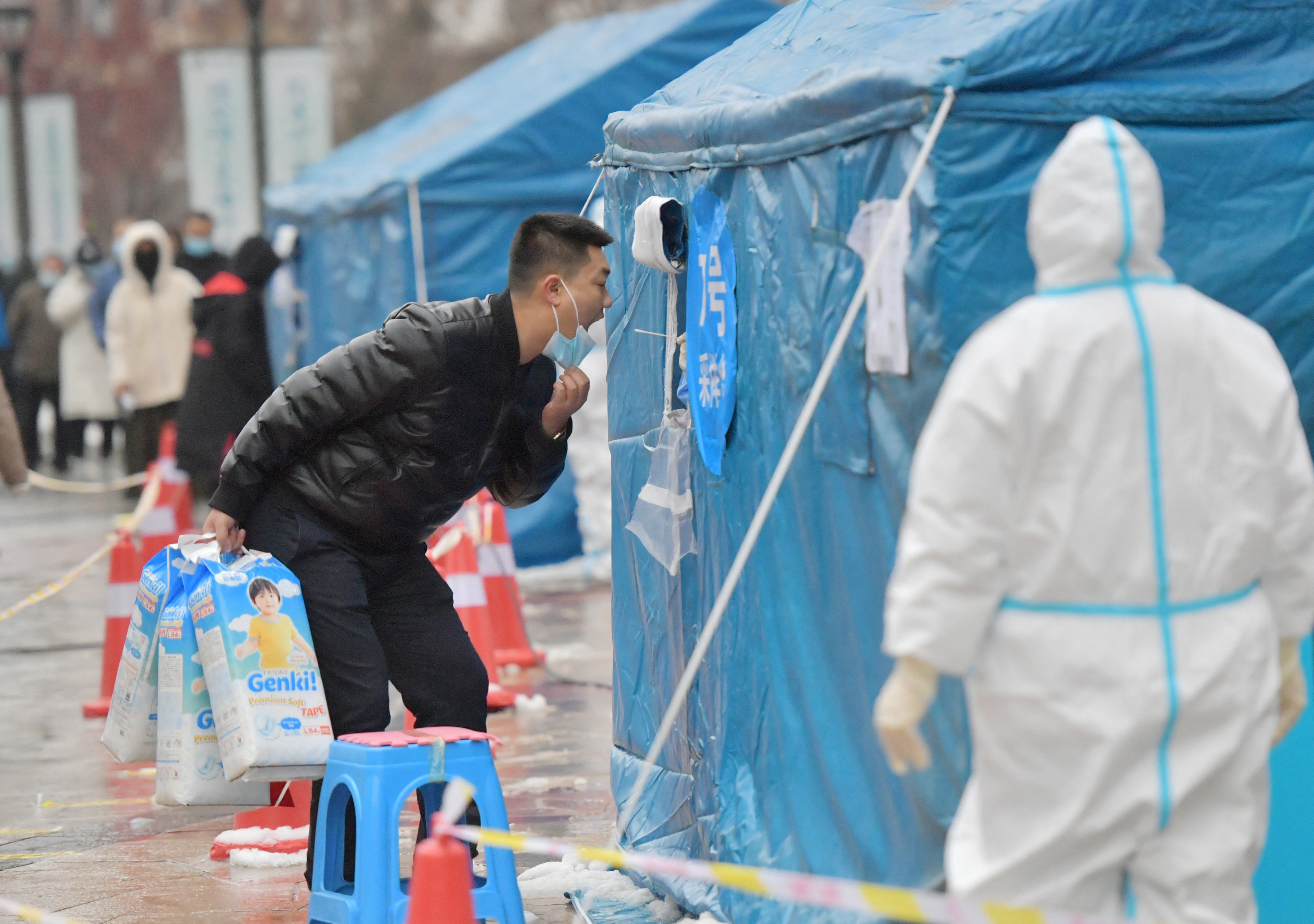China, where the new coronavirus was first detected in late 2019, has maintained a strict 'zero-COVID' policy