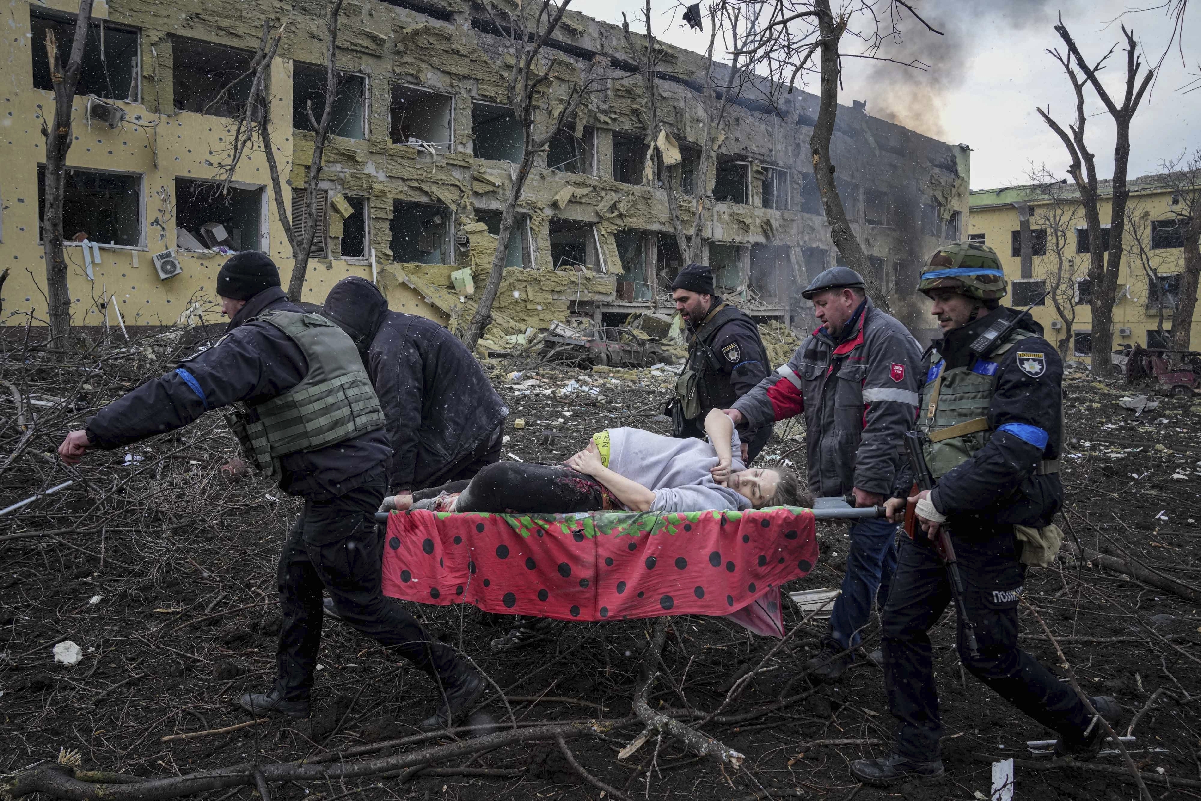 Kyiv has accused Russian forces of carrying out war crimes in Mariupol