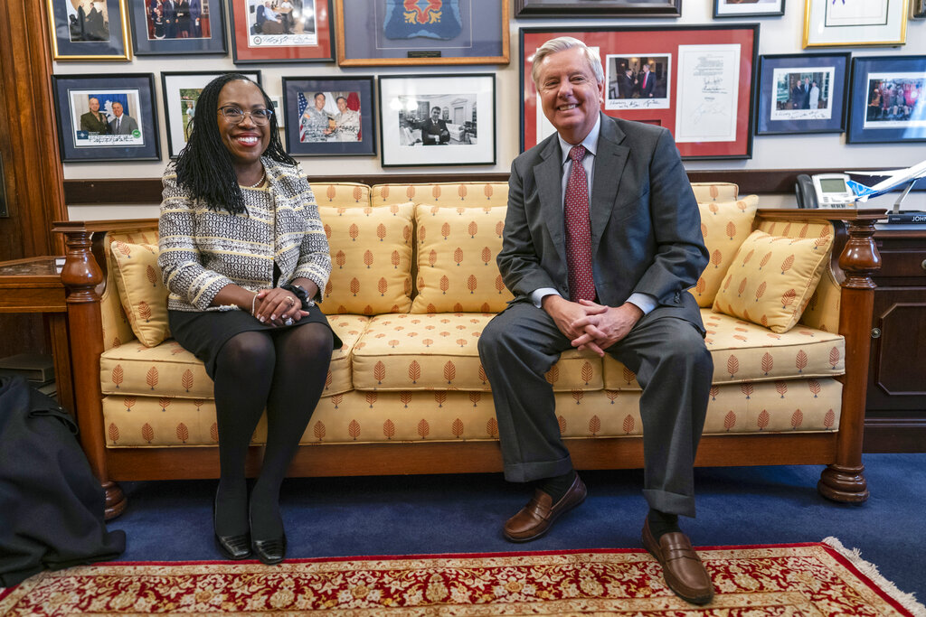 The White House hopes Supreme Court nominee Ketanji Brown Jackson can win support from Republicans, including the influential Senator Lindsey Graham of South Carolina
